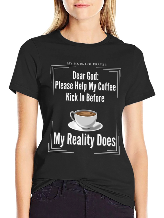 Funny Coffee Prayer T-Shirt for Coffee Lovers