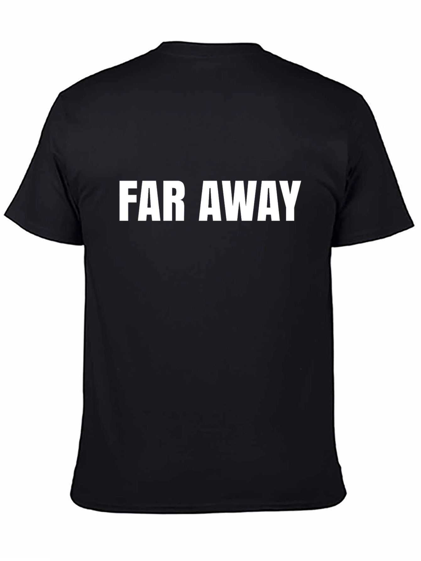 Far Away Black Graphic Tee - Mens