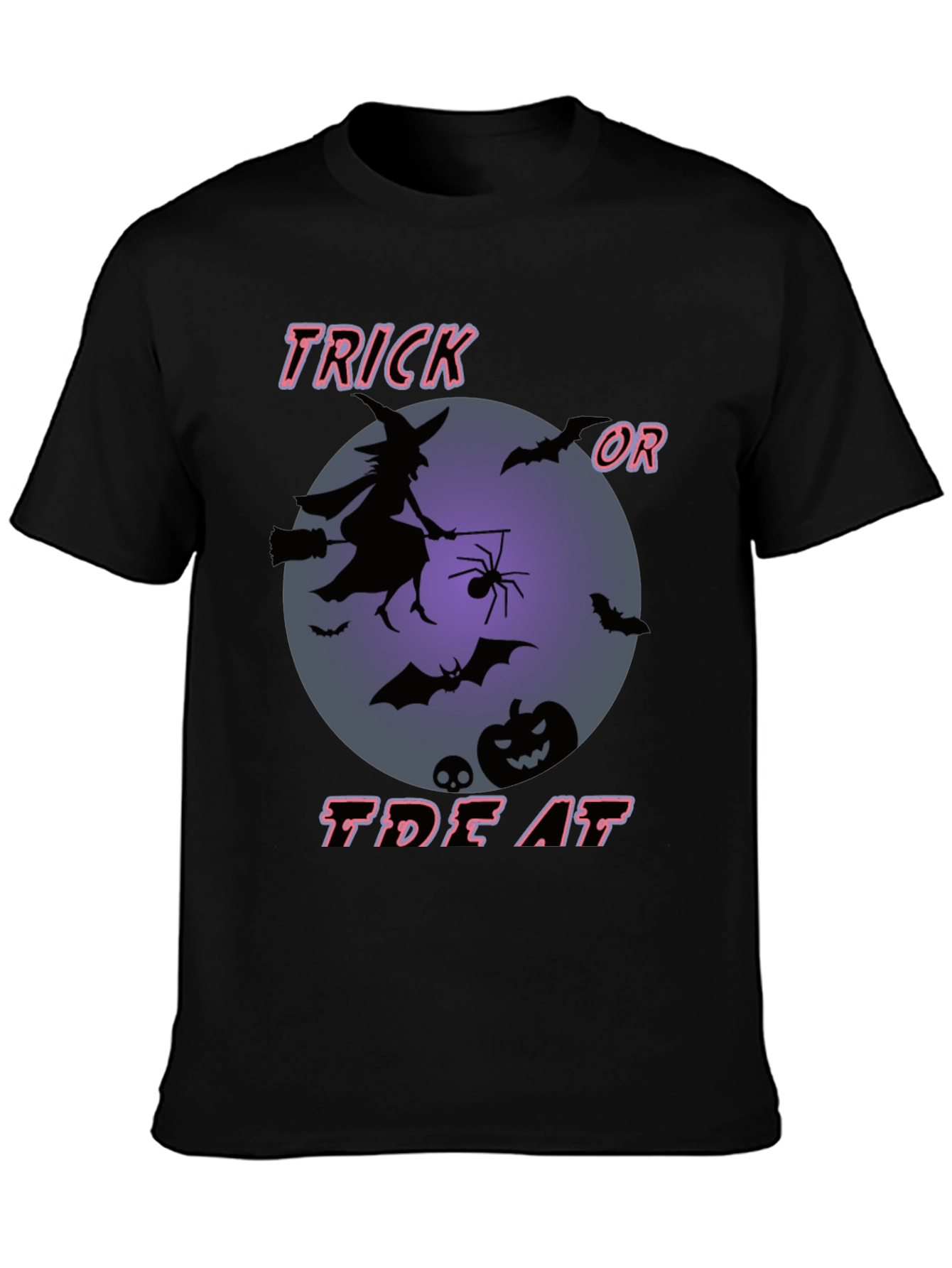 Halloween Trick or Treat Graphic T-Shirt