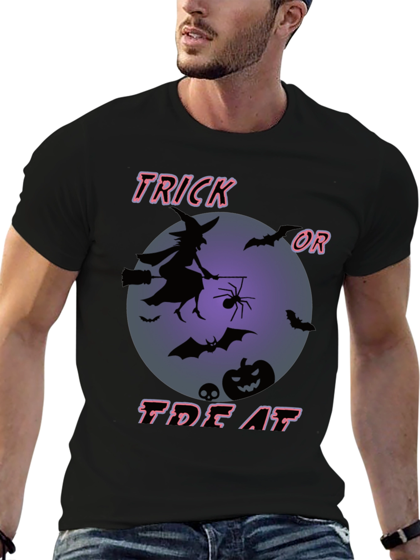 Halloween Trick or Treat Graphic T-Shirt