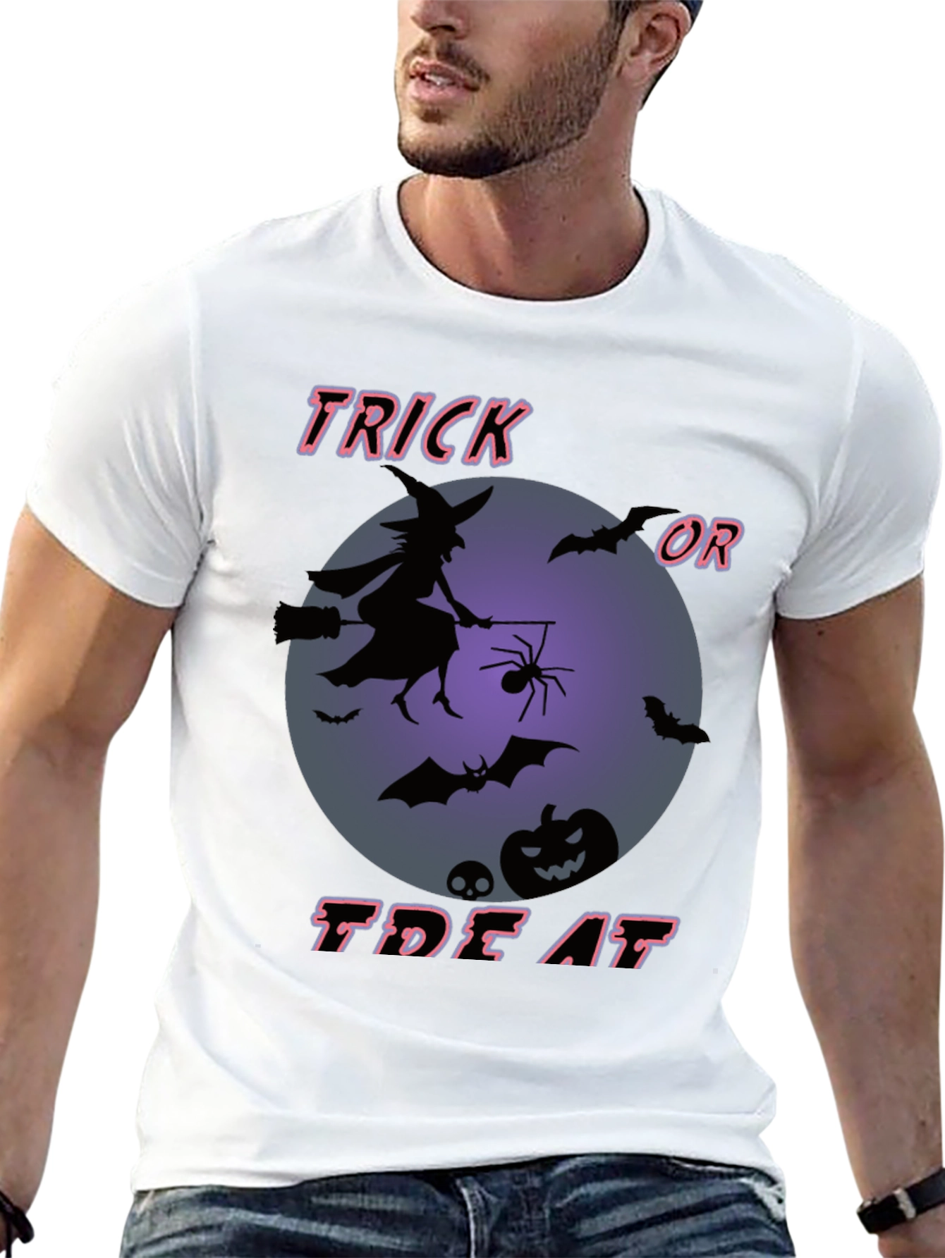 Halloween Trick or Treat Graphic T-Shirt