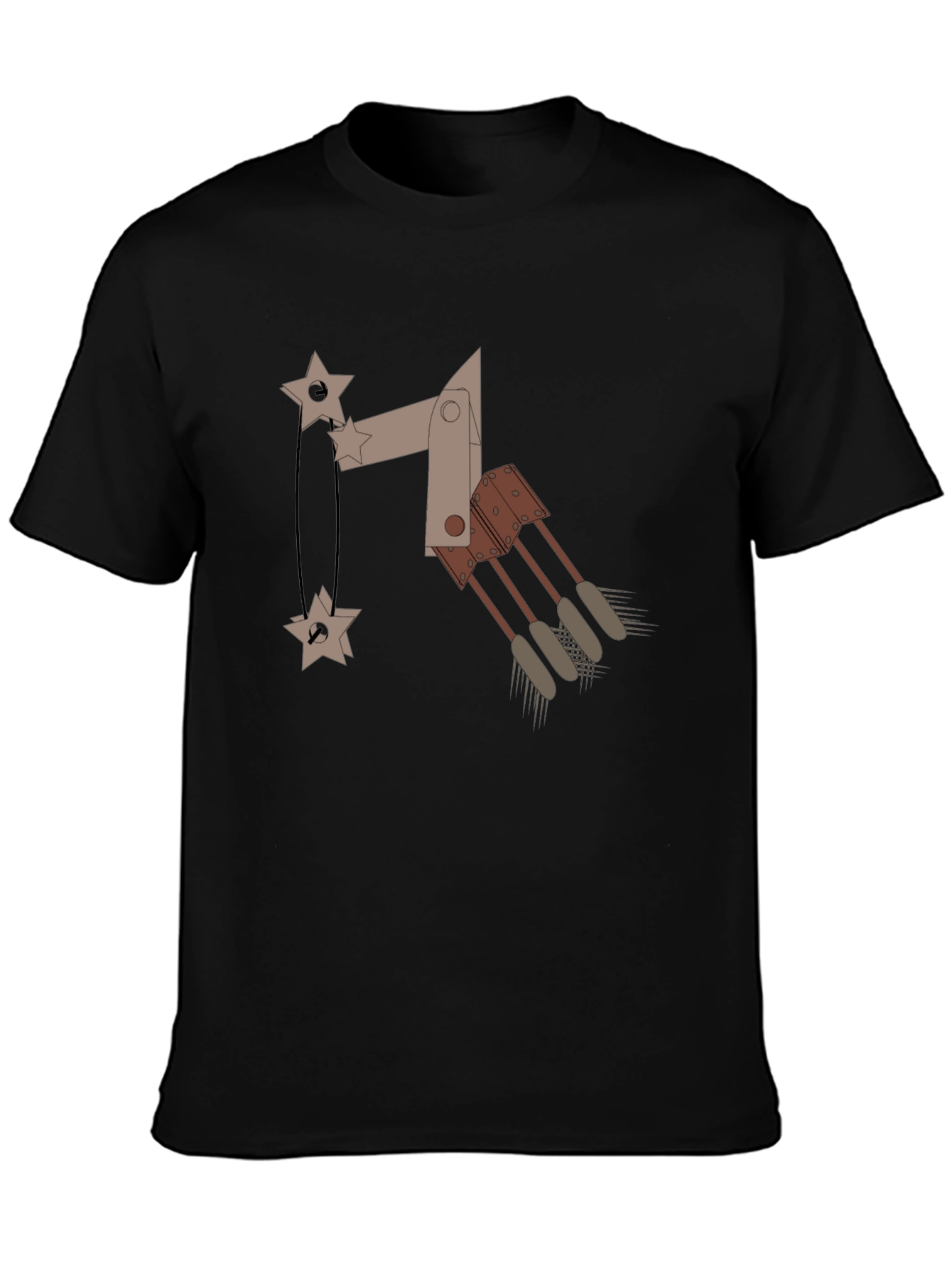 Retro Arcade Inspired Graphic T-Shirt - Black