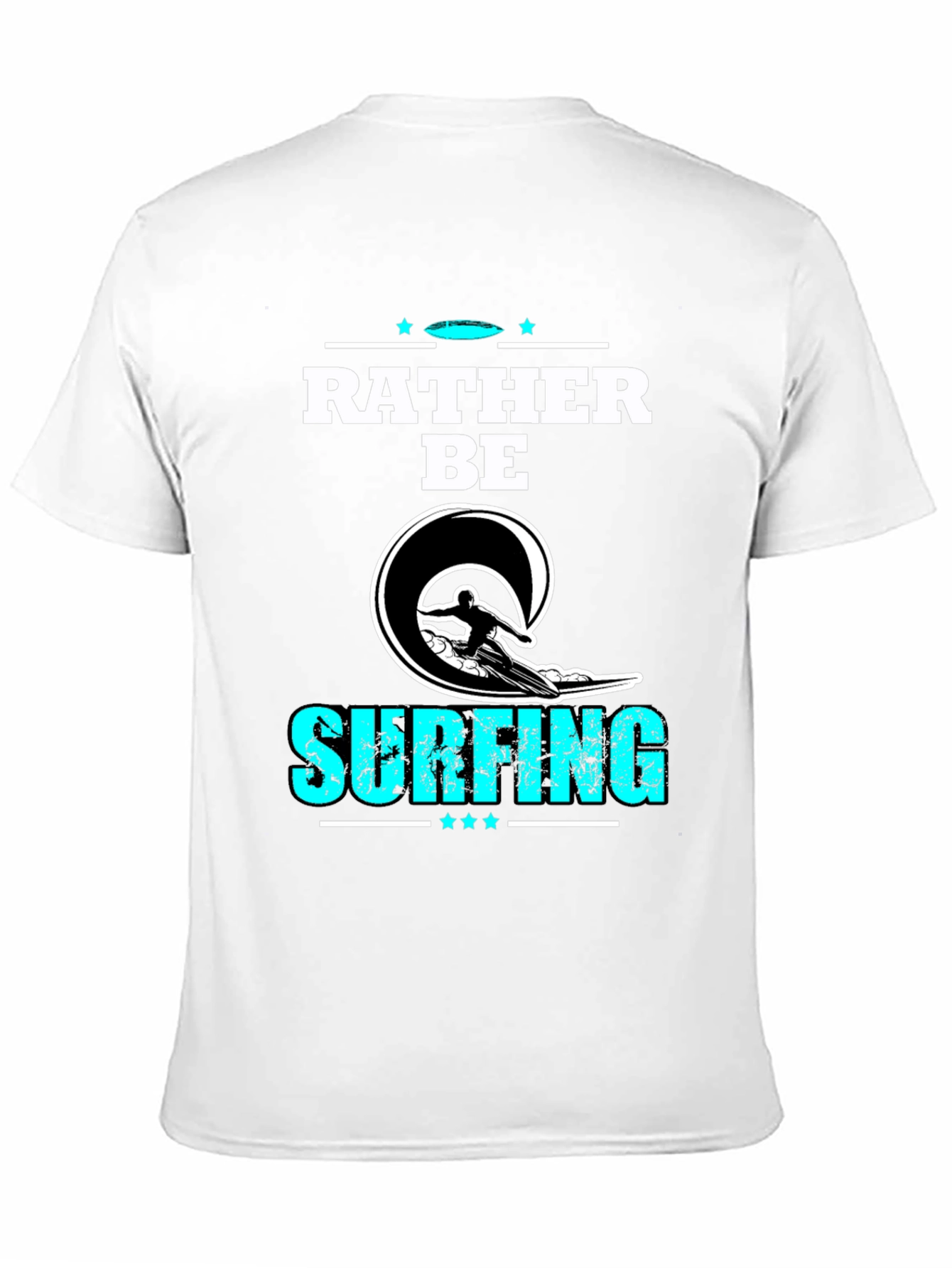 Rather Be Surfing Graphic T-Shirt for Men