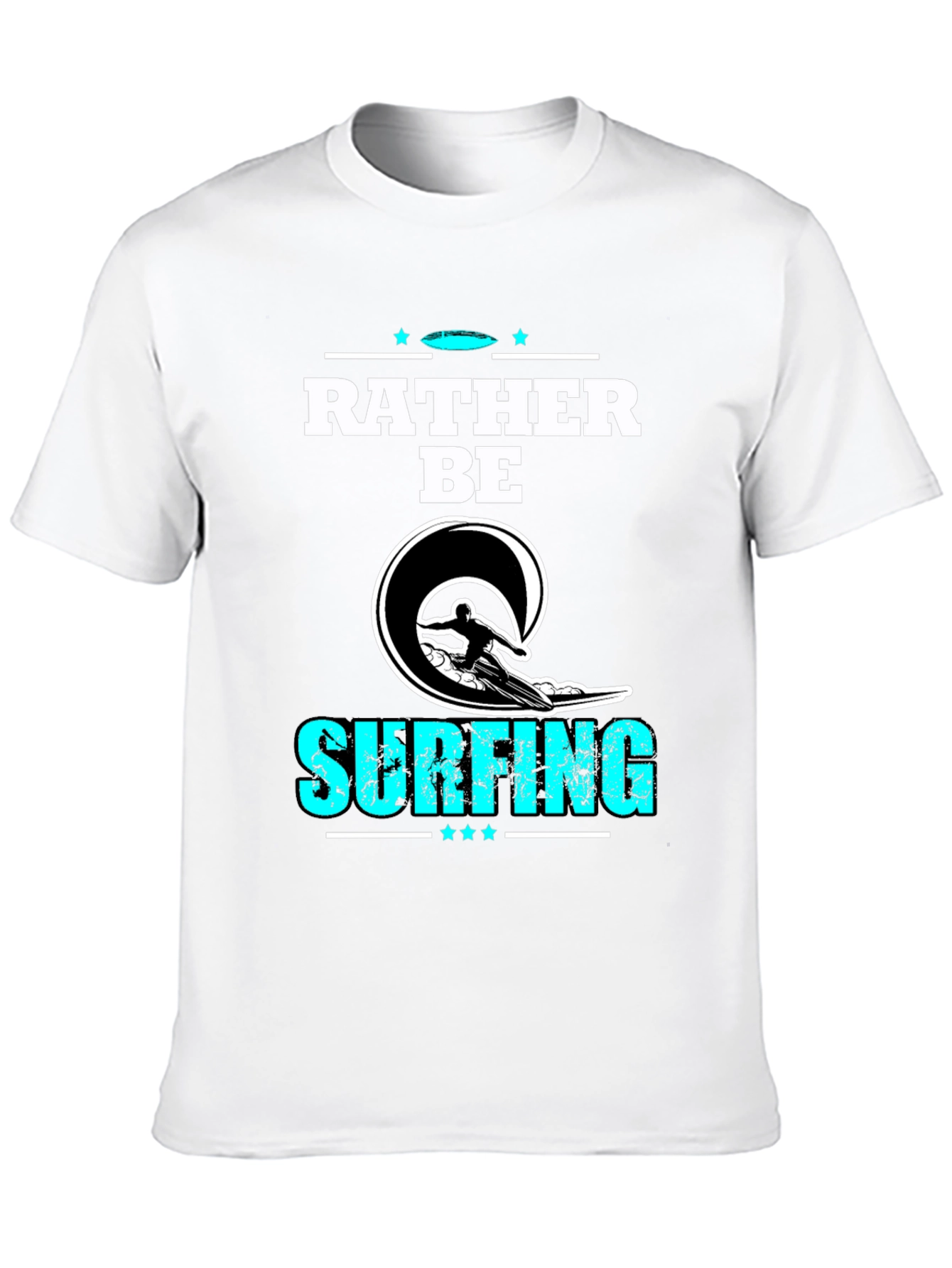 Rather Be Surfing Graphic T-Shirt for Men