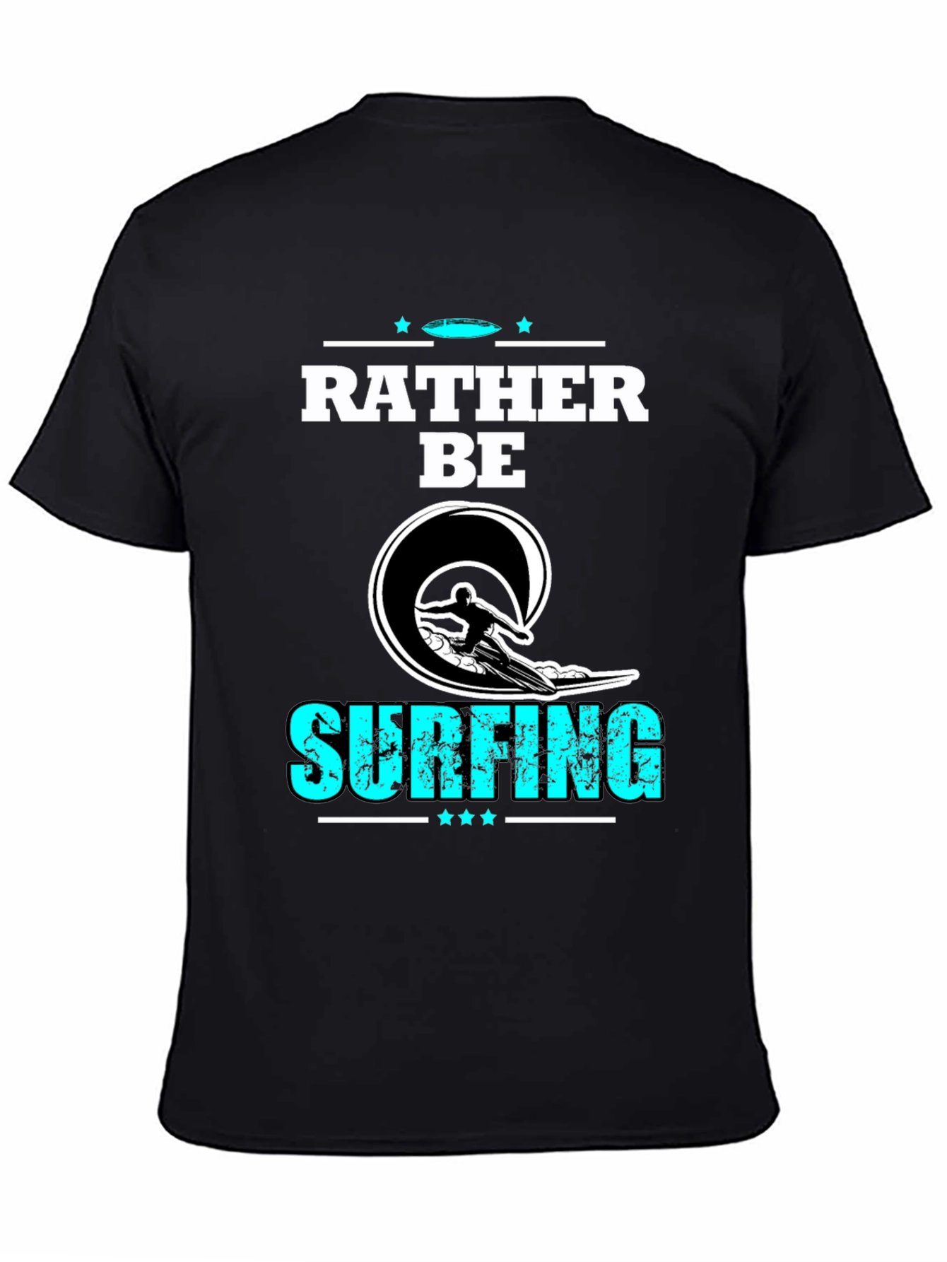 Rather Be Surfing Graphic T-Shirt for Men