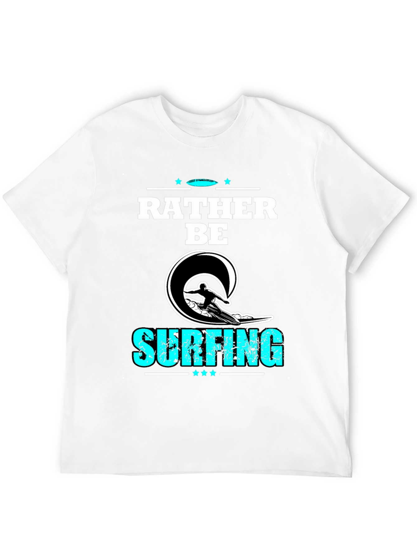 Rather Be Surfing Graphic T-Shirt for Men