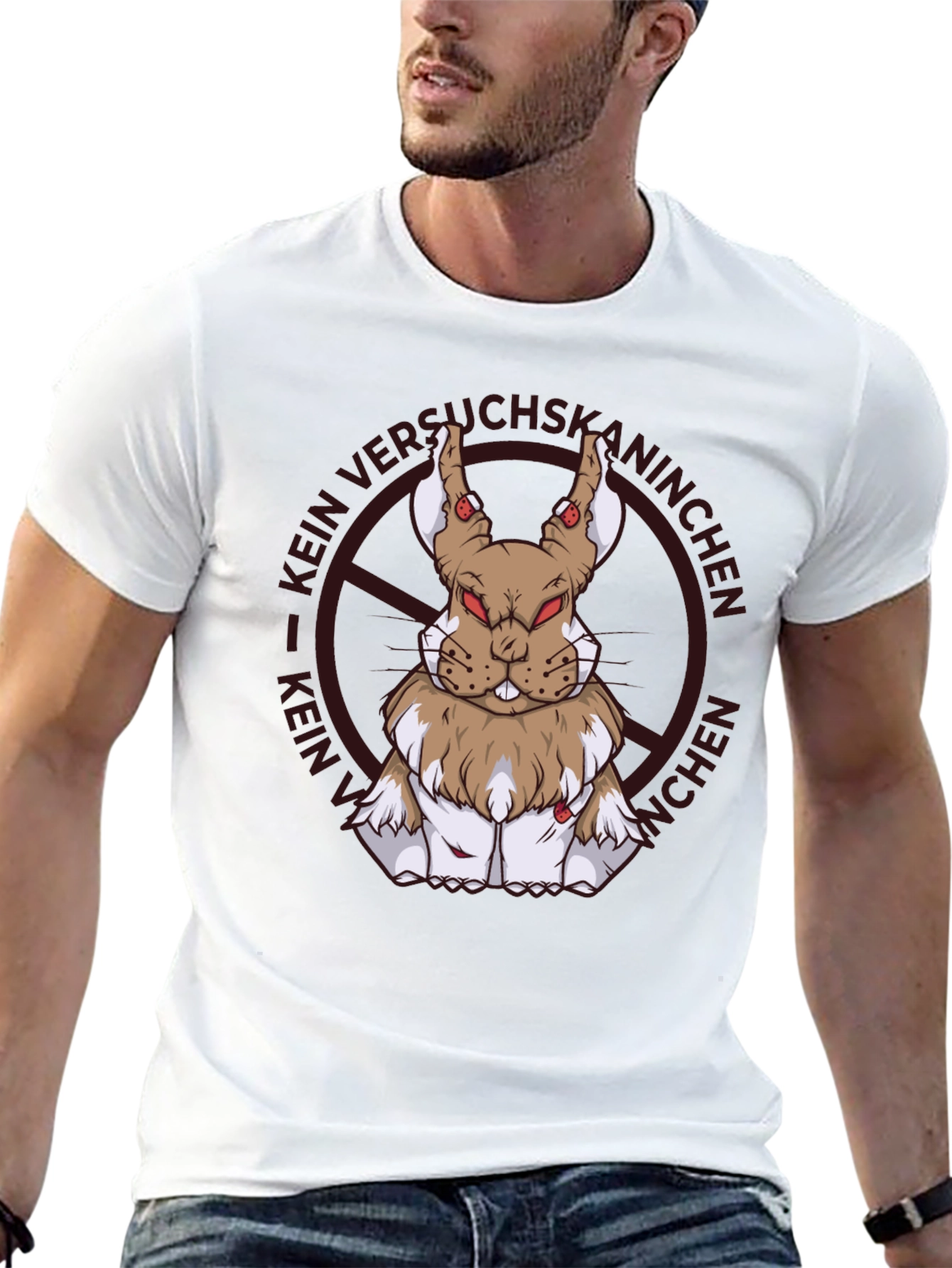 No Cuddles T-Shirt - Dark Humor Bunny Tee
