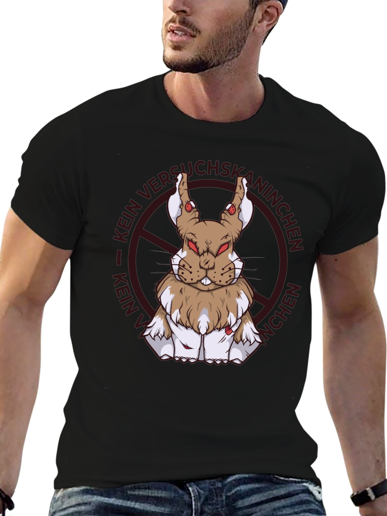 No Cuddles T-Shirt - Dark Humor Bunny Tee