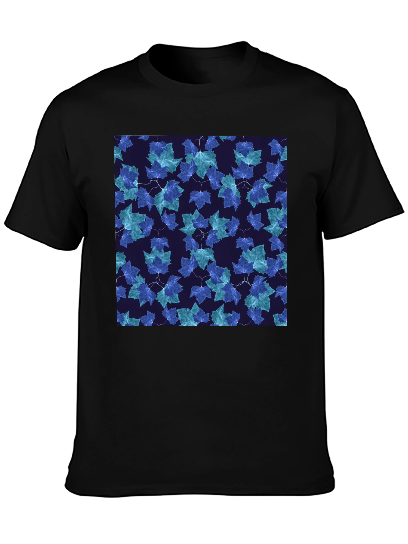Leaf Pattern T-Shirt - Stylish Casual Wear