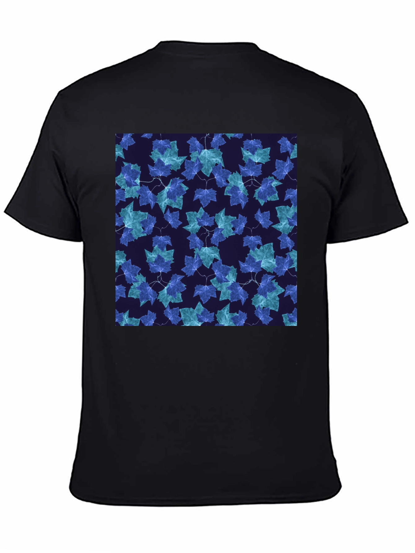 Leaf Pattern T-Shirt - Stylish Casual Wear