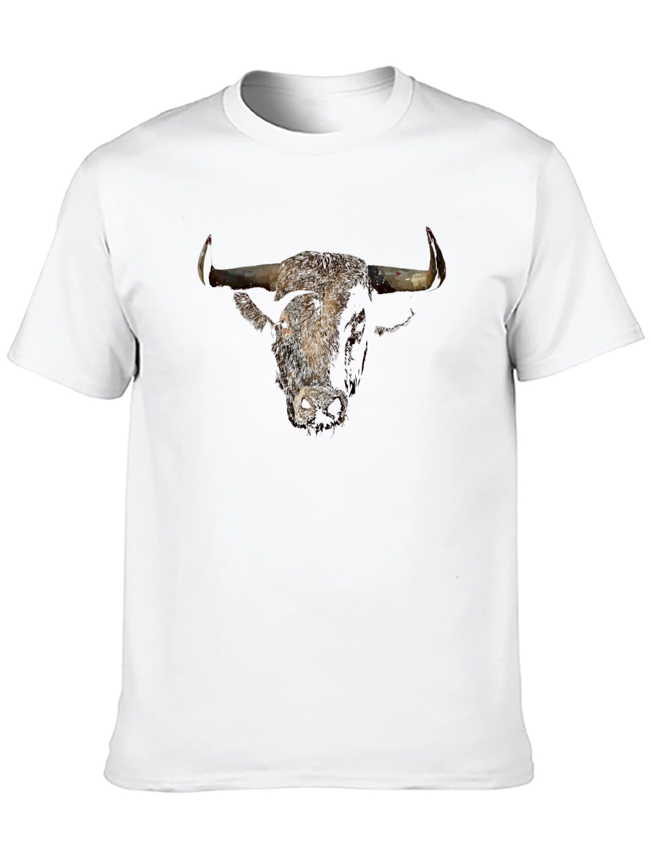 Bull Head Graphic Black T-Shirt