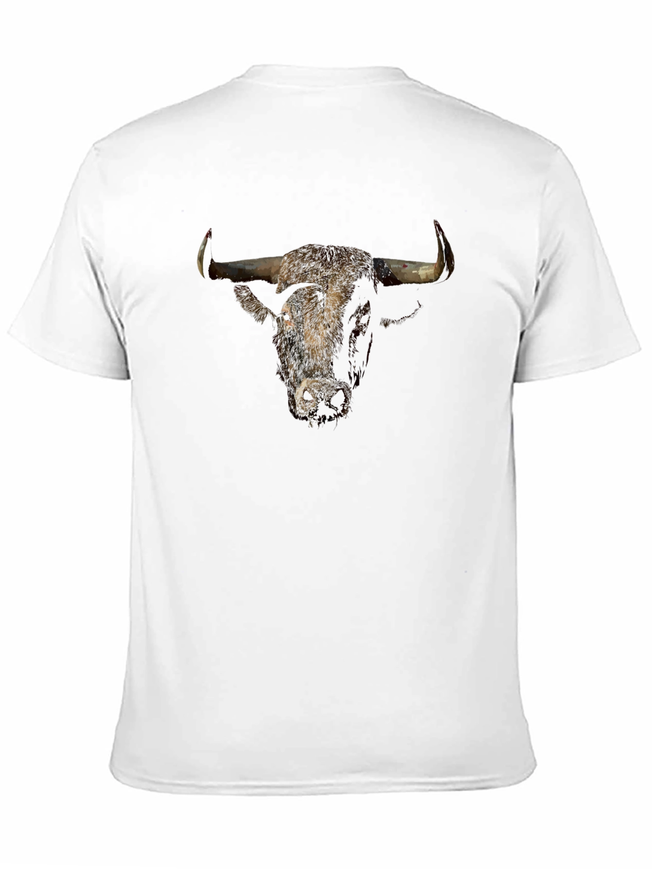 Bull Head Graphic Black T-Shirt