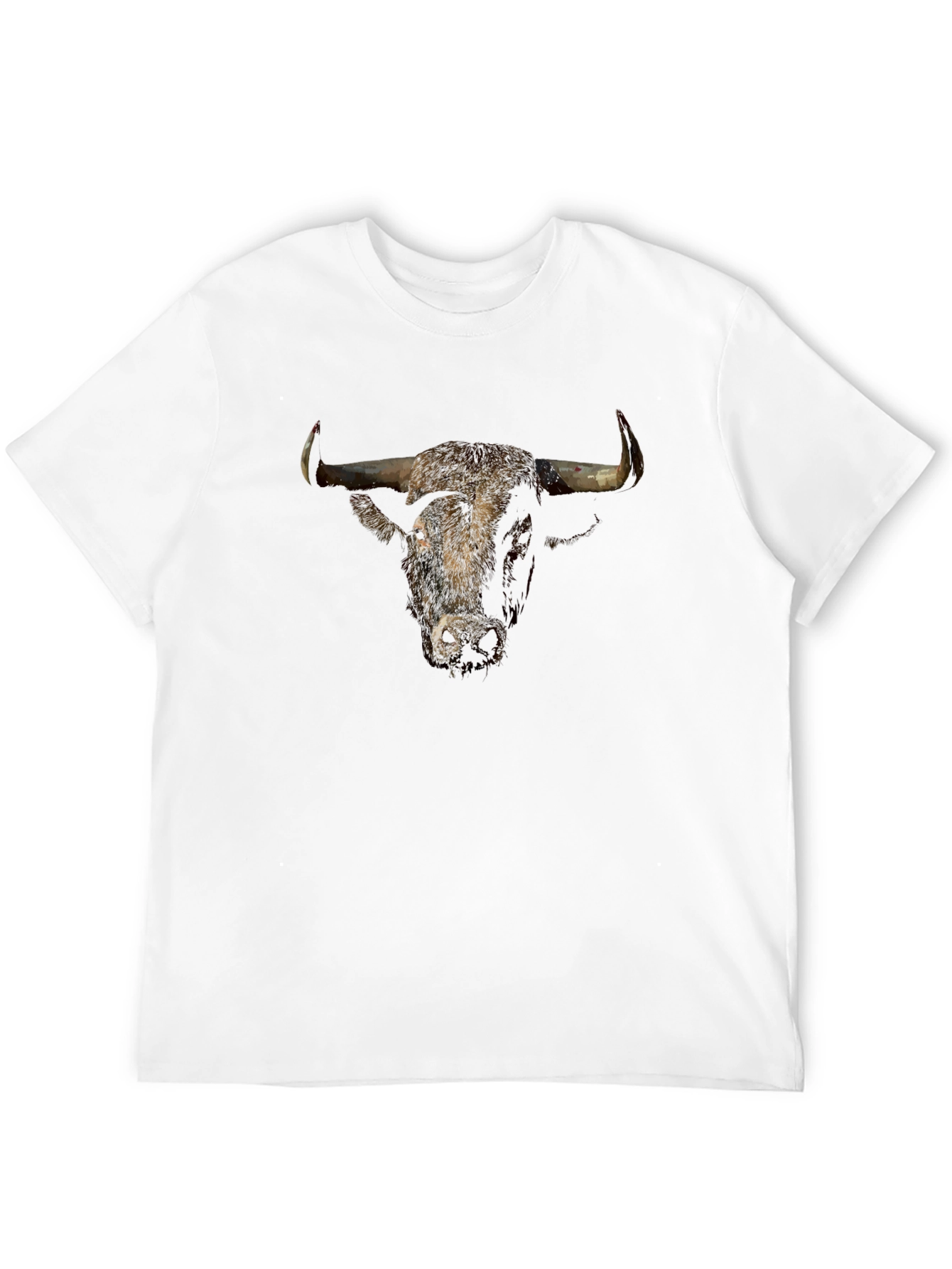 Bull Head Graphic Black T-Shirt