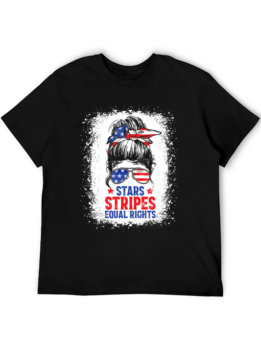 Stars Stripes Equal Rights Patriotic T-Shirt