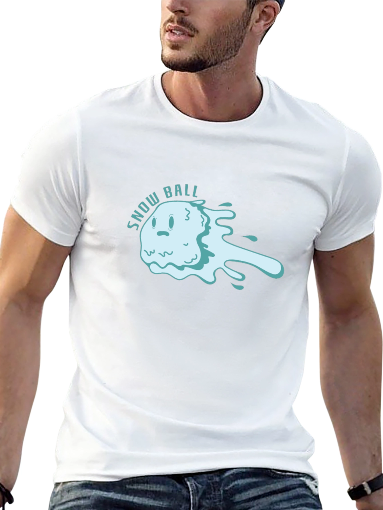 Snow Ball T-Shirt - Fun Graphic Tee