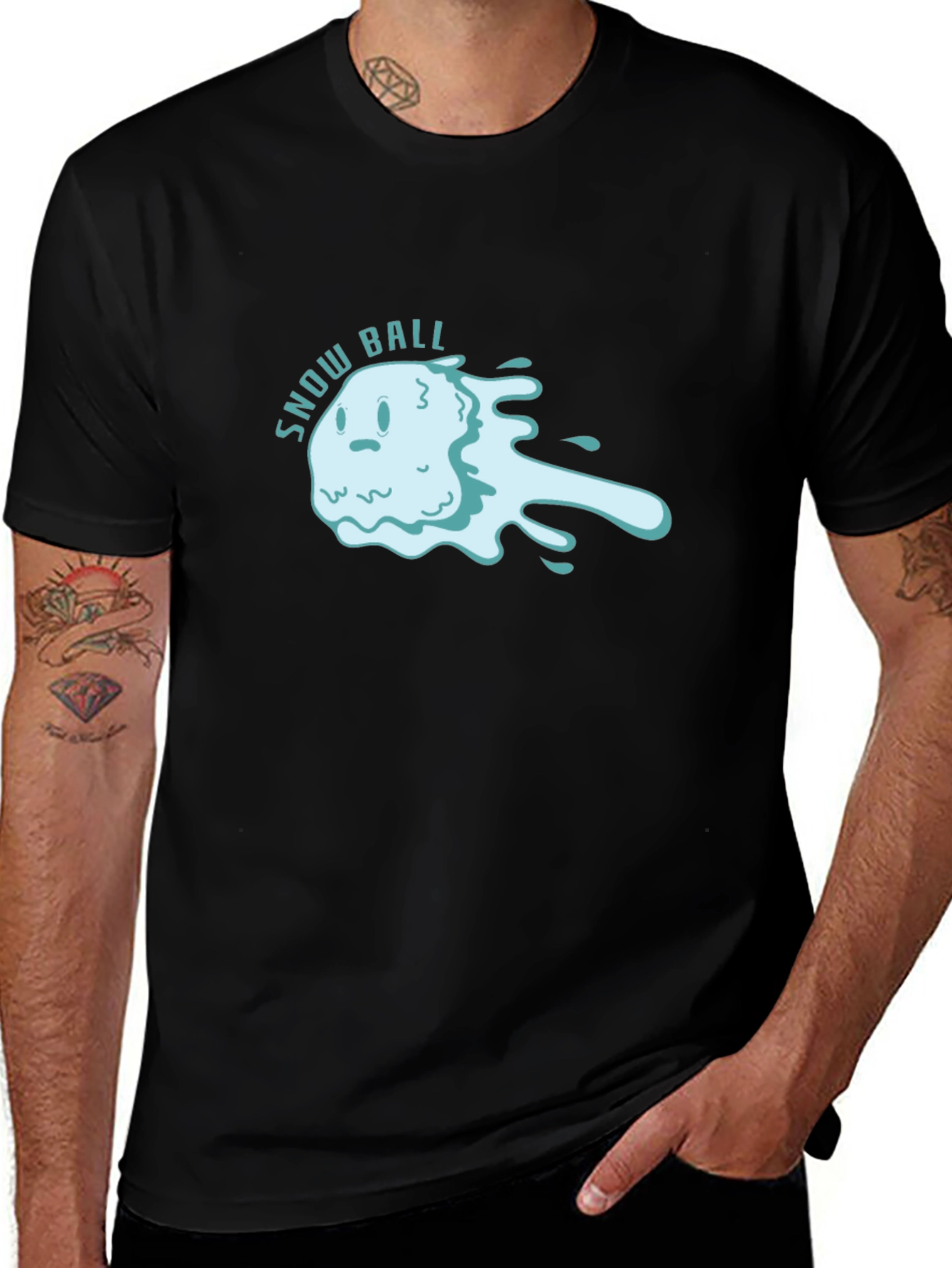 Snow Ball T-Shirt - Fun Graphic Tee