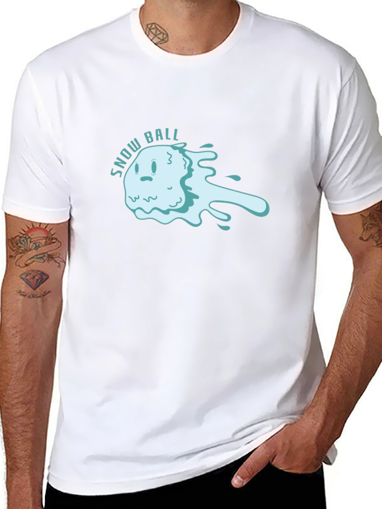 Snow Ball T-Shirt - Fun Graphic Tee