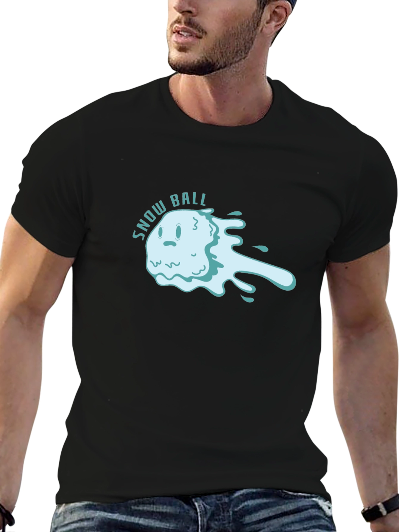 Snow Ball T-Shirt - Fun Graphic Tee