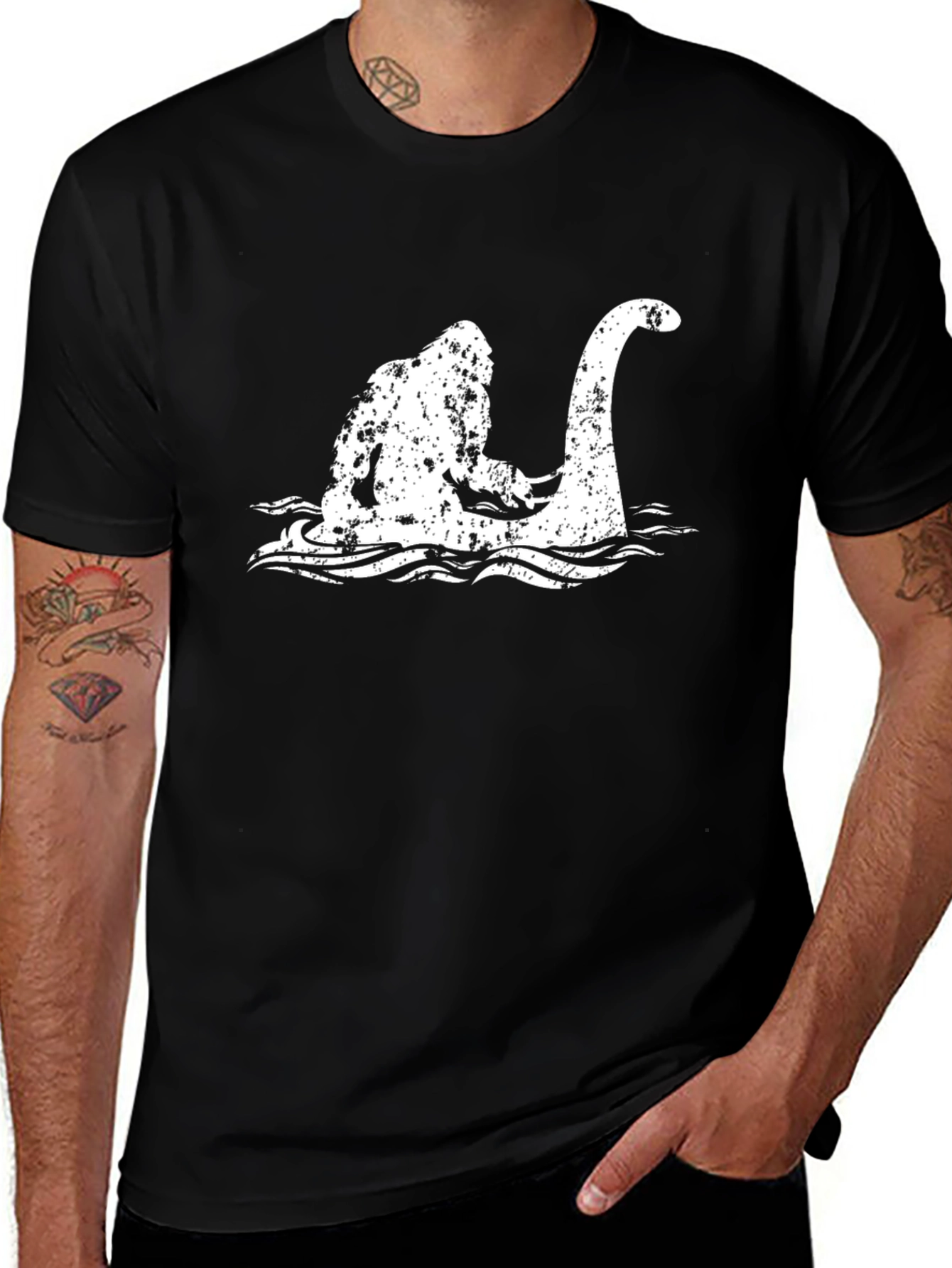Bigfoot Loch Ness Monster T-Shirt
