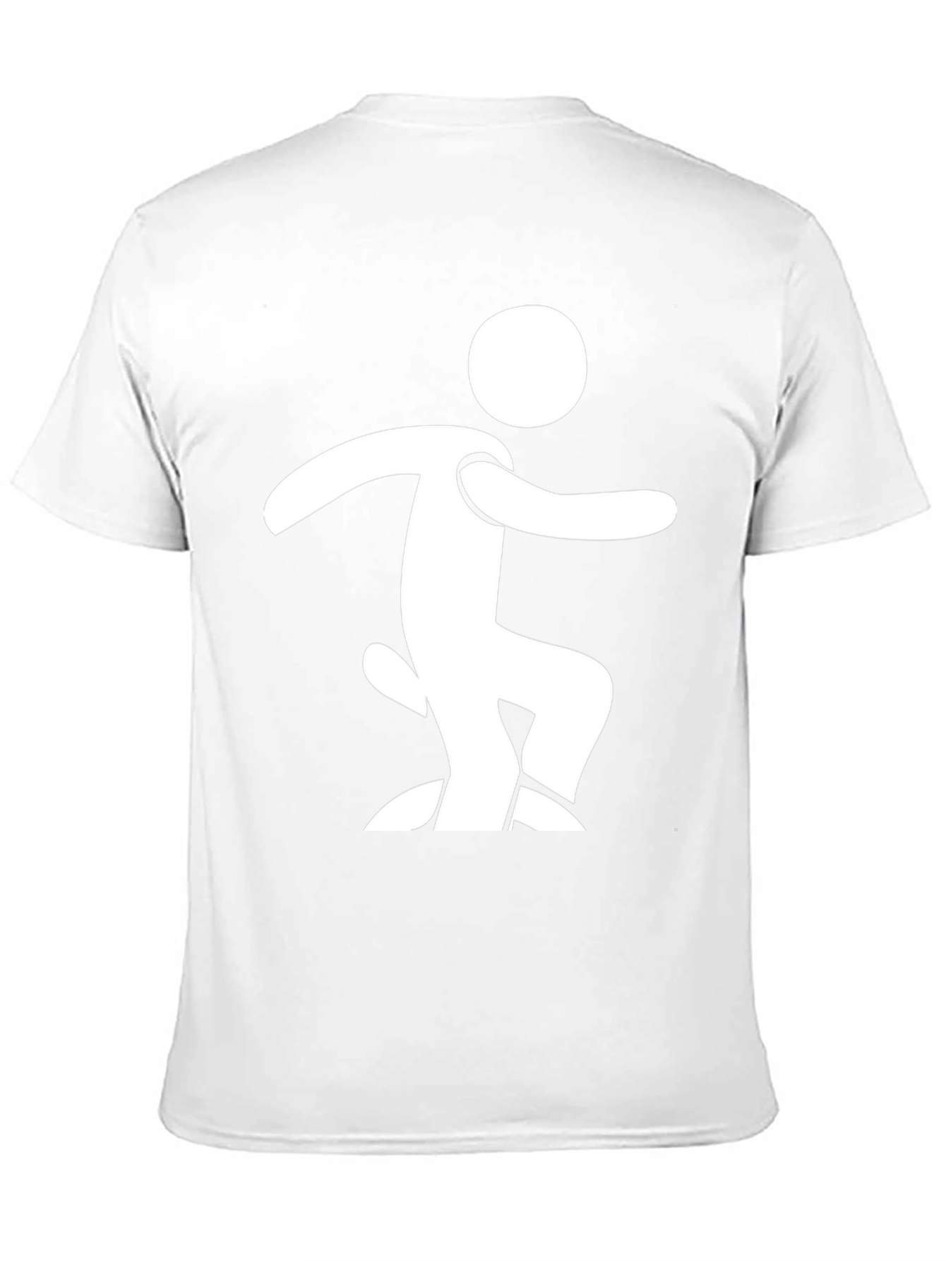 Funny Stick Figure T-Shirt - Black Cotton Tee