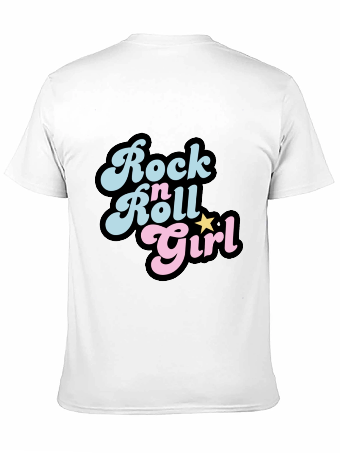 Rock n Roll Girl Black T-Shirt