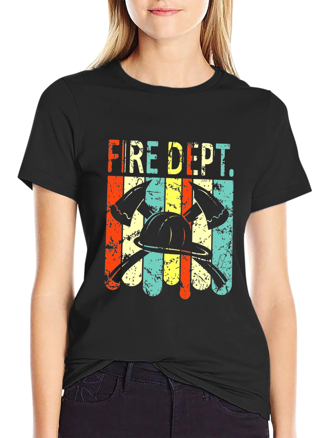 Retro Fire Dept. Graphic Tee