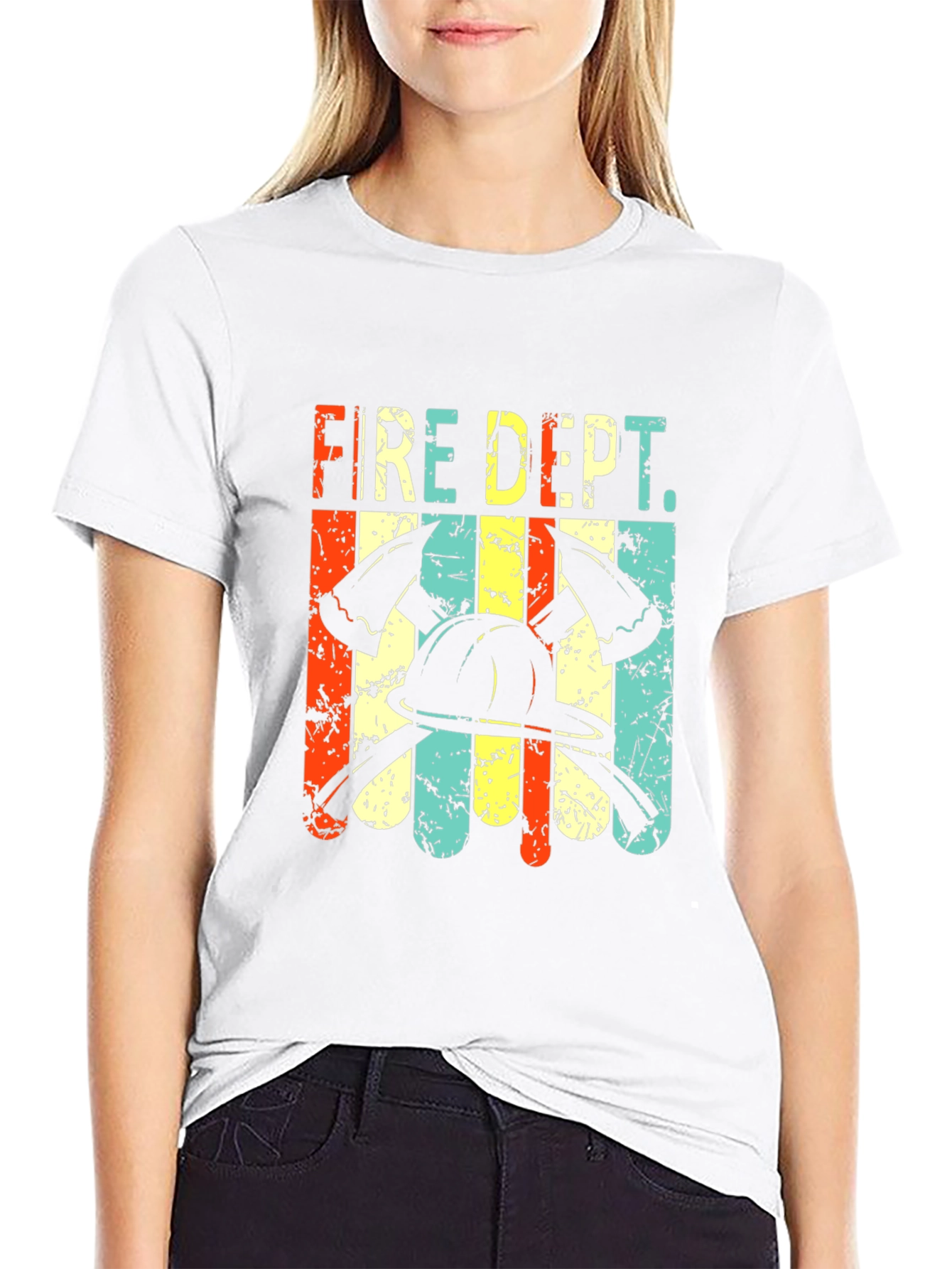 Retro Fire Dept. Graphic Tee