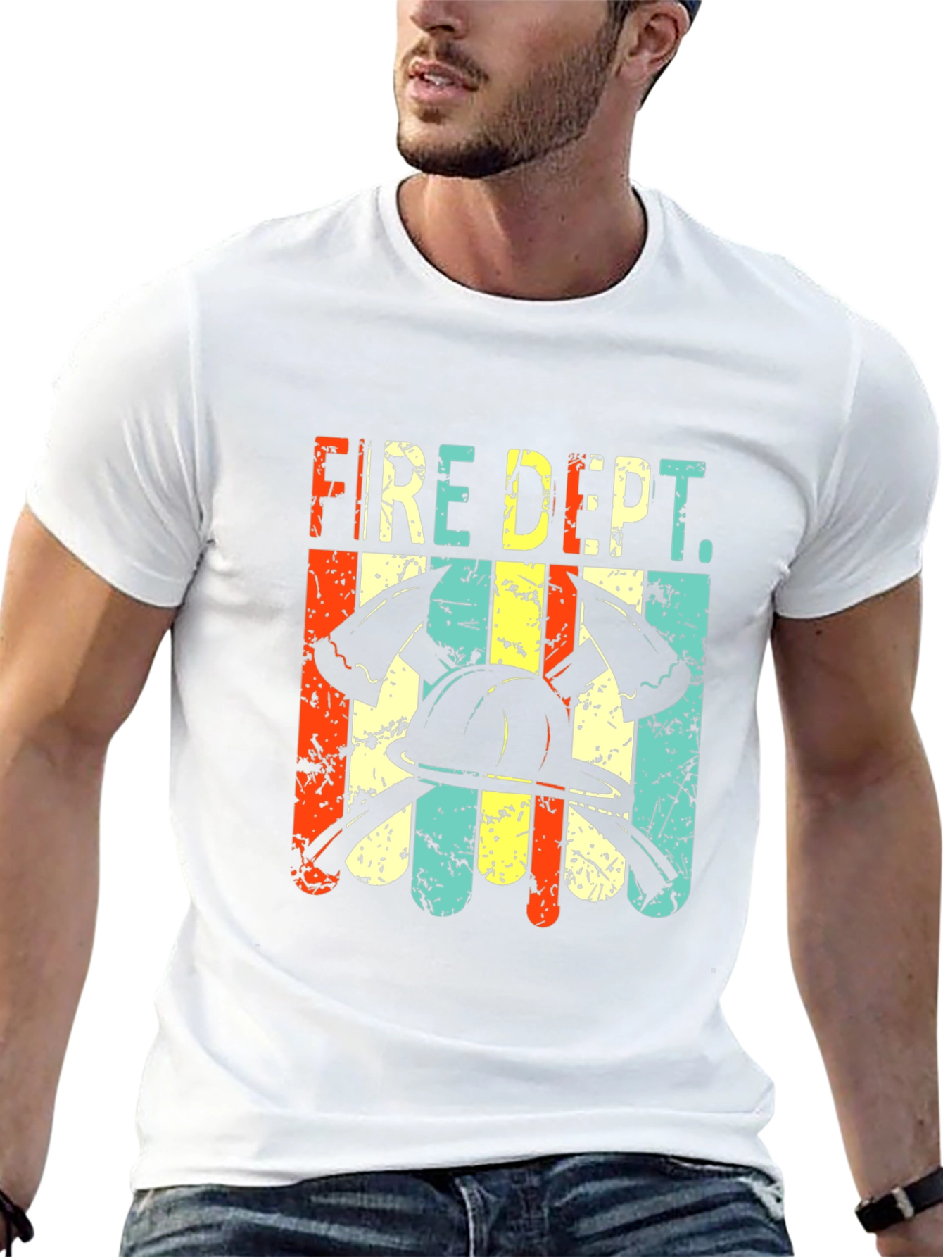 Retro Fire Dept. Graphic Tee