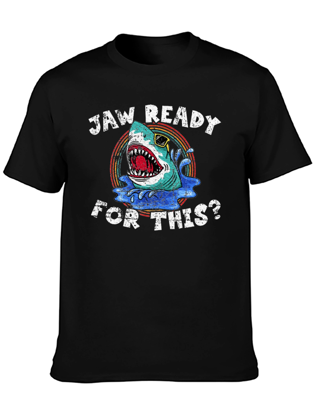 Jaw Ready for This? Shark Graphic Tee
