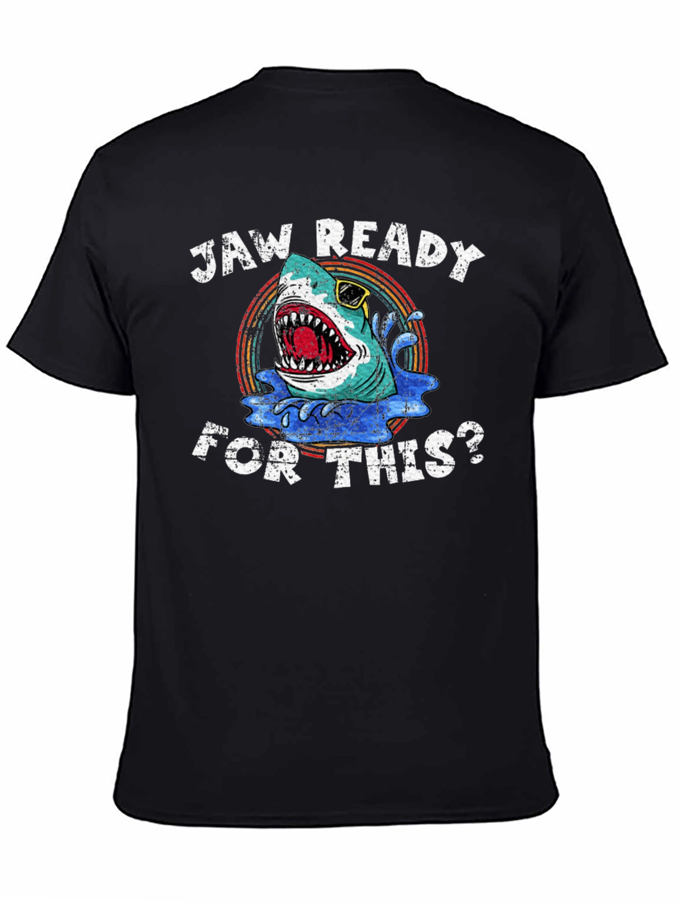 Jaw Ready for This? Shark Graphic Tee