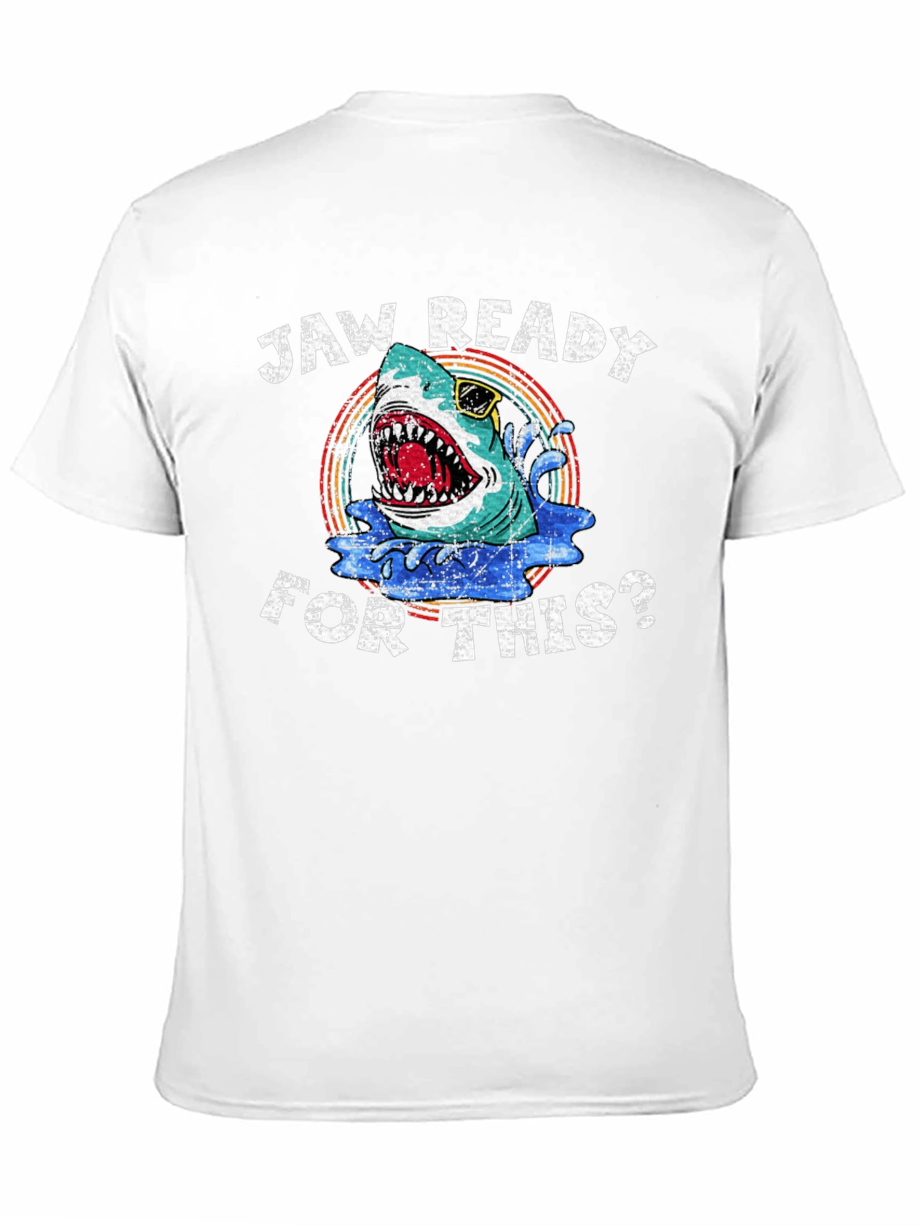 Jaw Ready for This? Shark Graphic Tee
