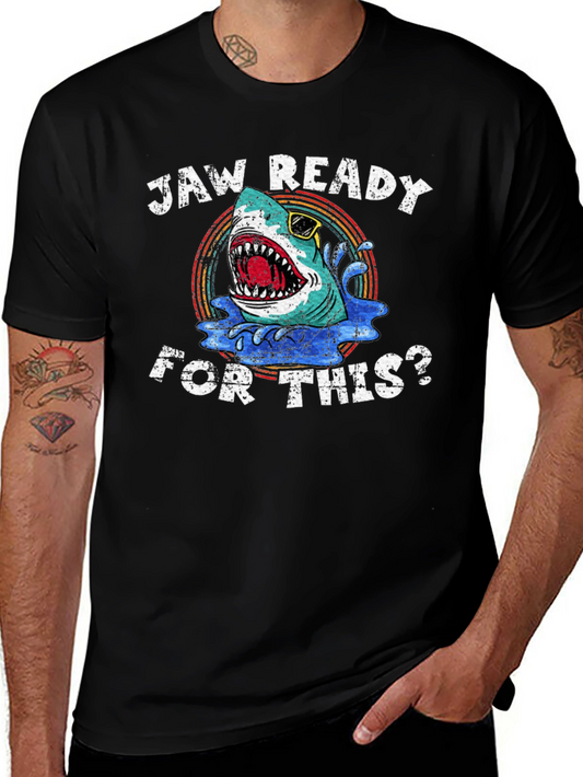 Jaw Ready for This? Shark Graphic Tee