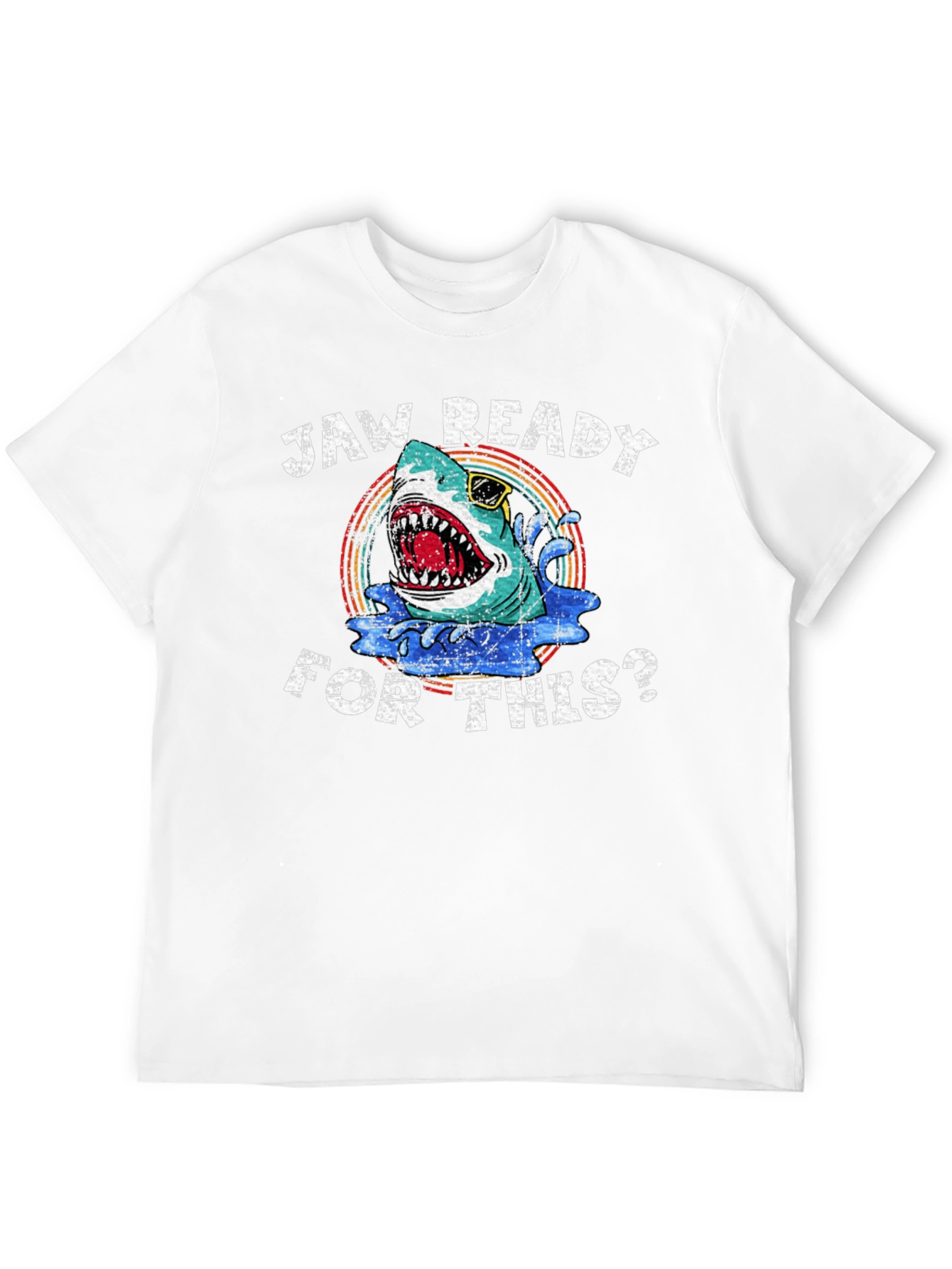 Jaw Ready for This? Shark Graphic Tee