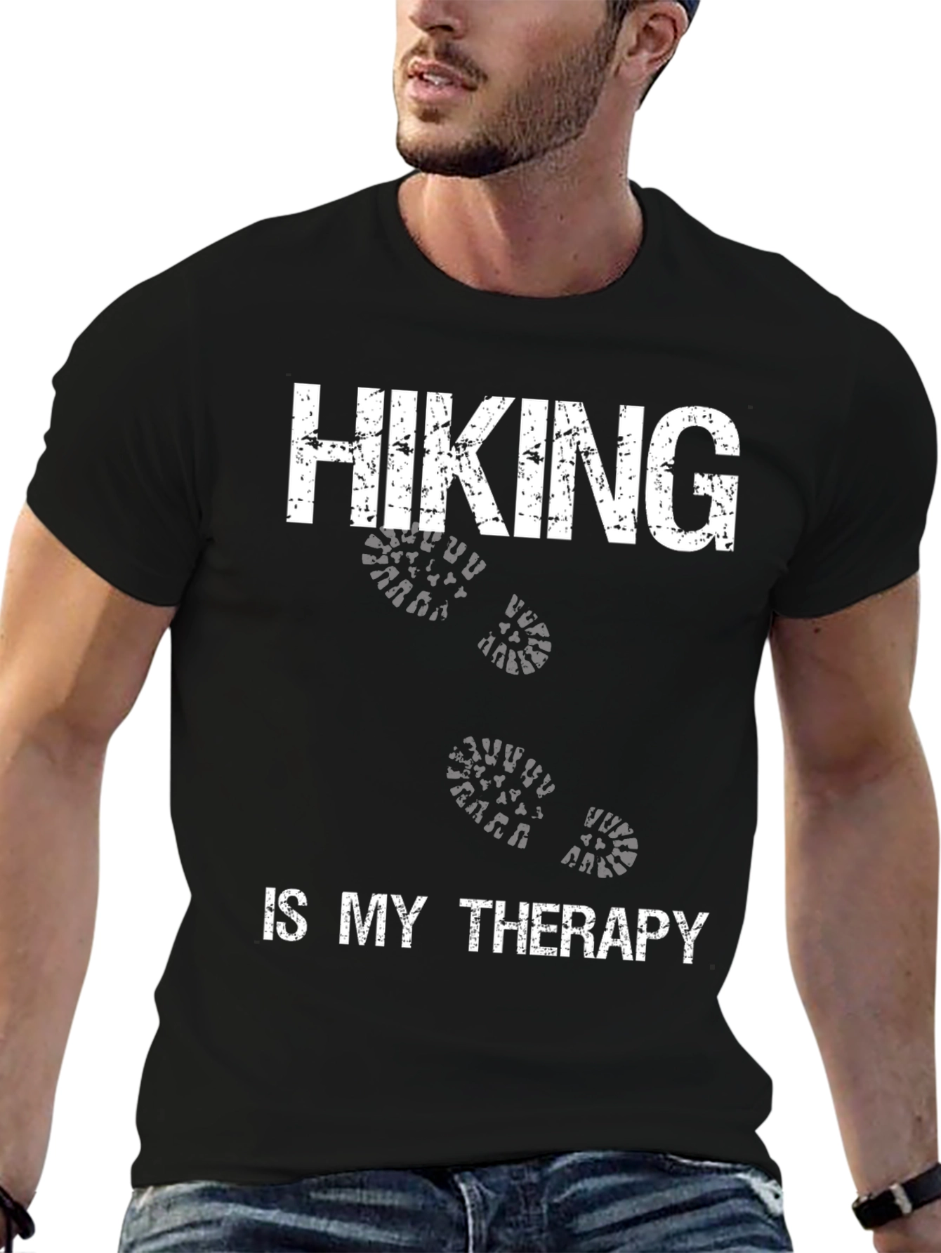 Hiking is My Therapy Graphic Tee