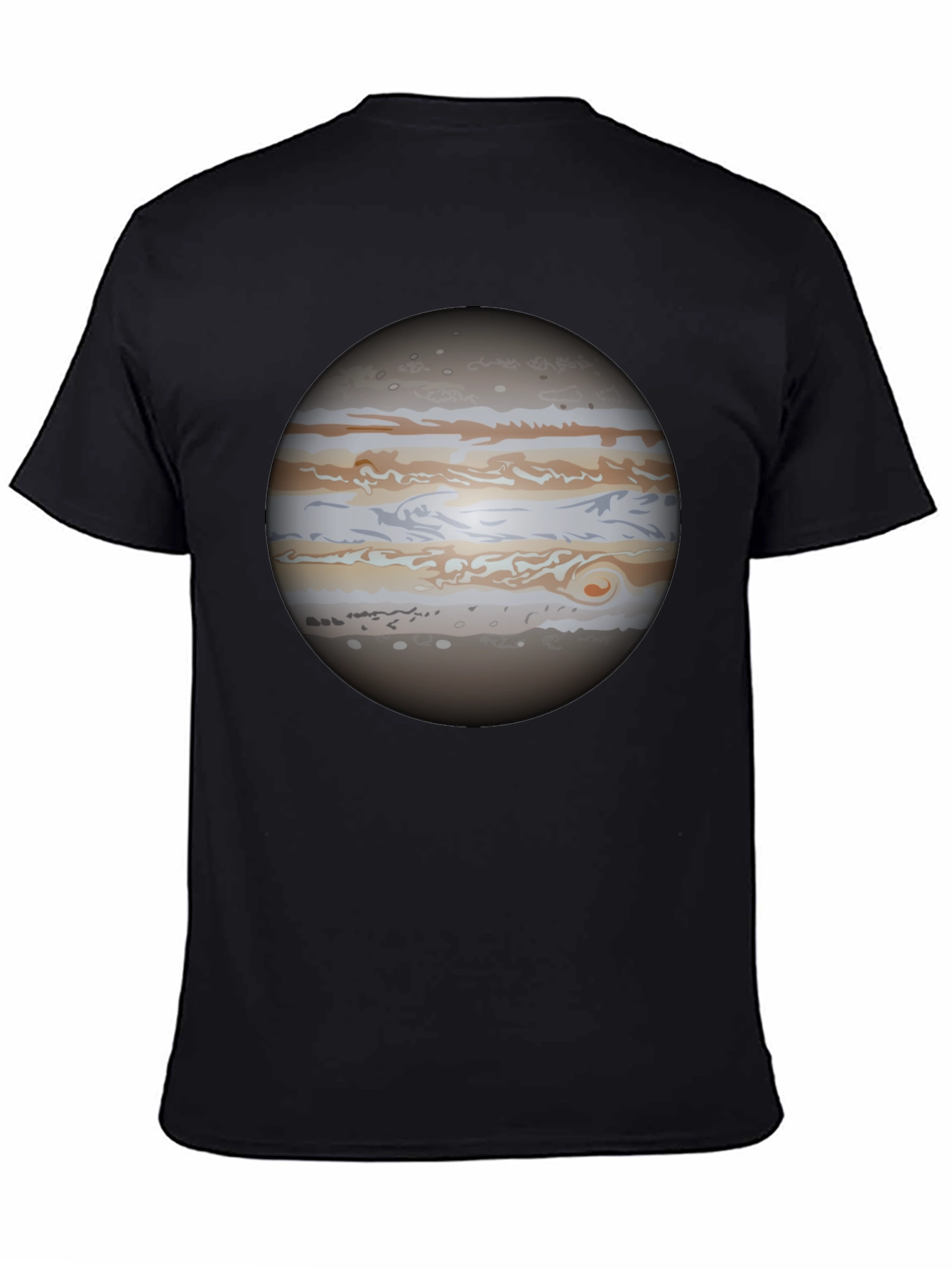 Jupiter Graphic Black T-Shirt