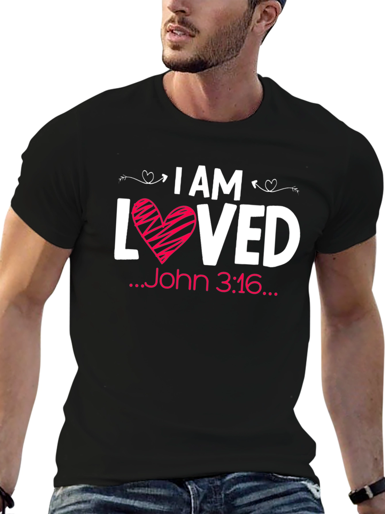 I Am Loved John 3:16 Graphic Tee