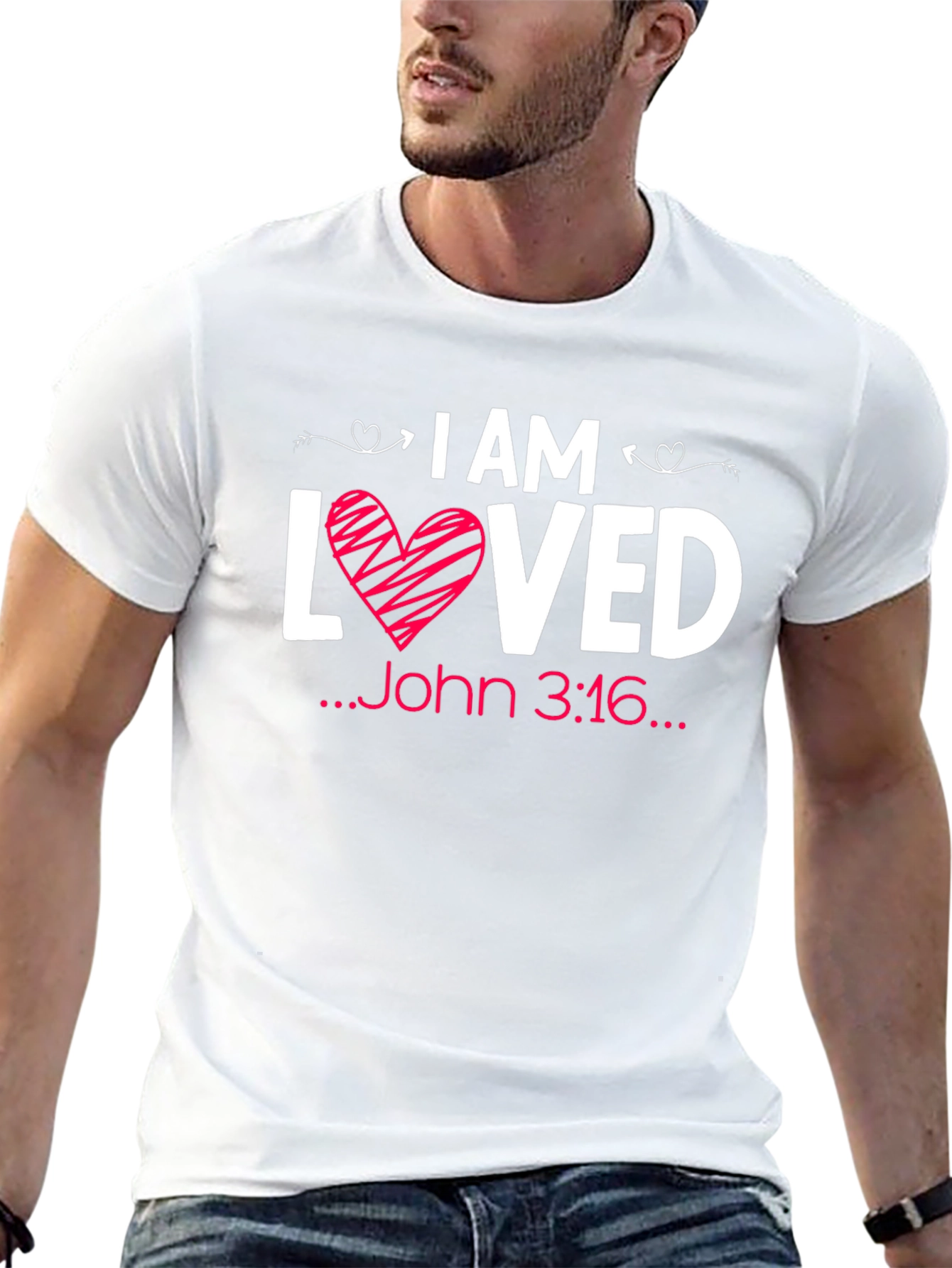 I Am Loved John 3:16 Graphic Tee