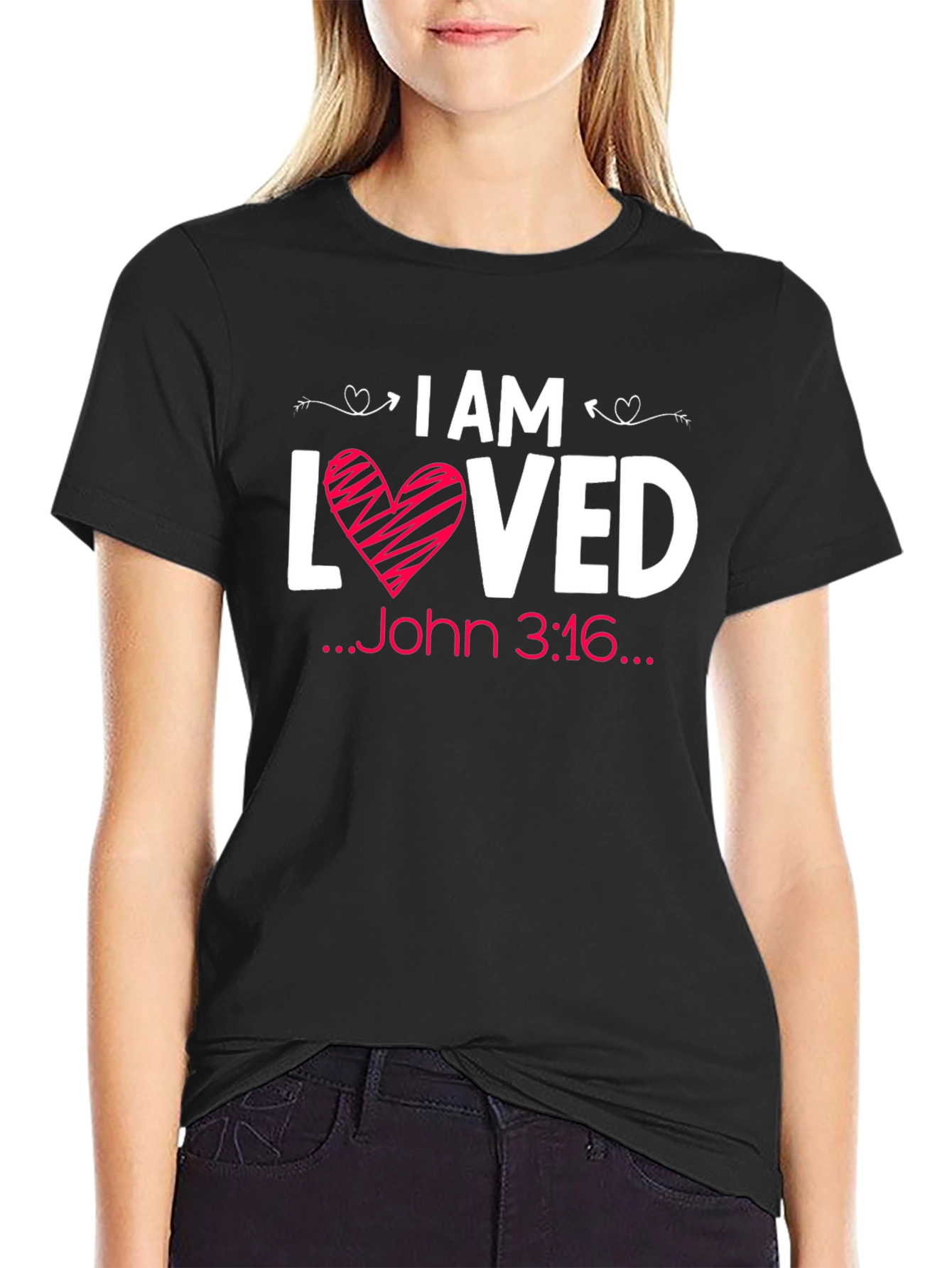 I Am Loved John 3:16 Graphic Tee