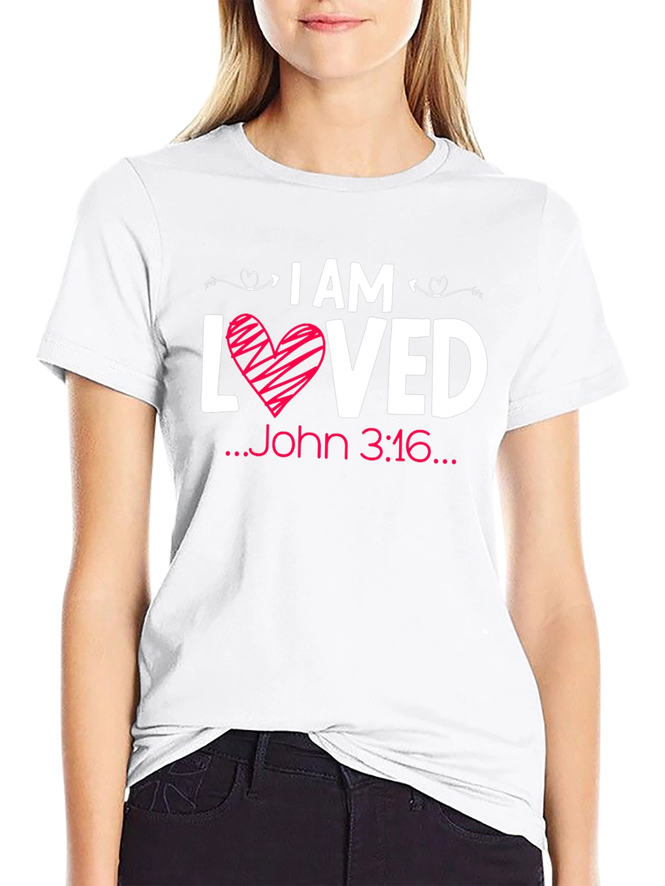 I Am Loved John 3:16 Graphic Tee