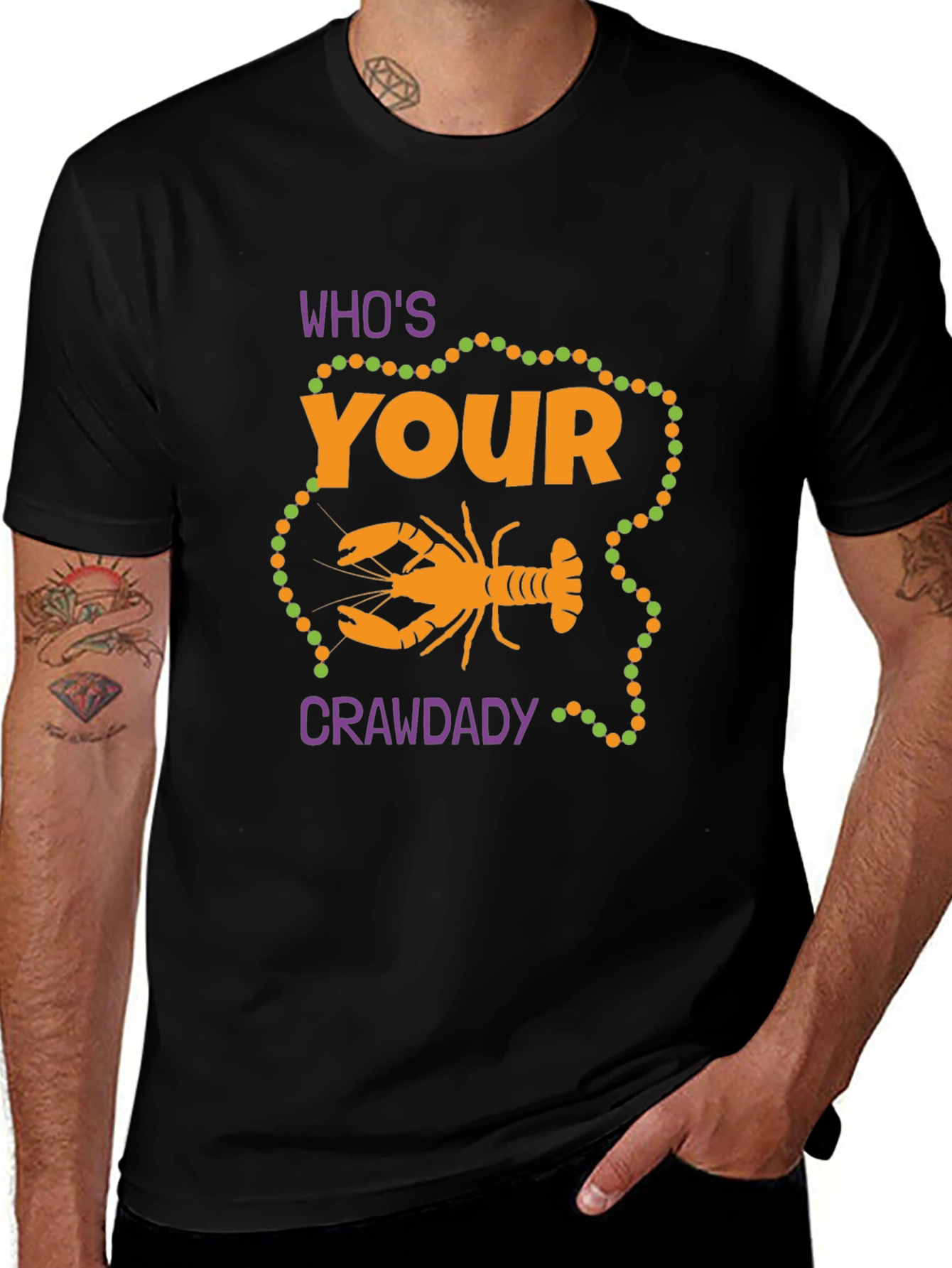 Whos Your Crawdaddy? Mardi Gras T-Shirt