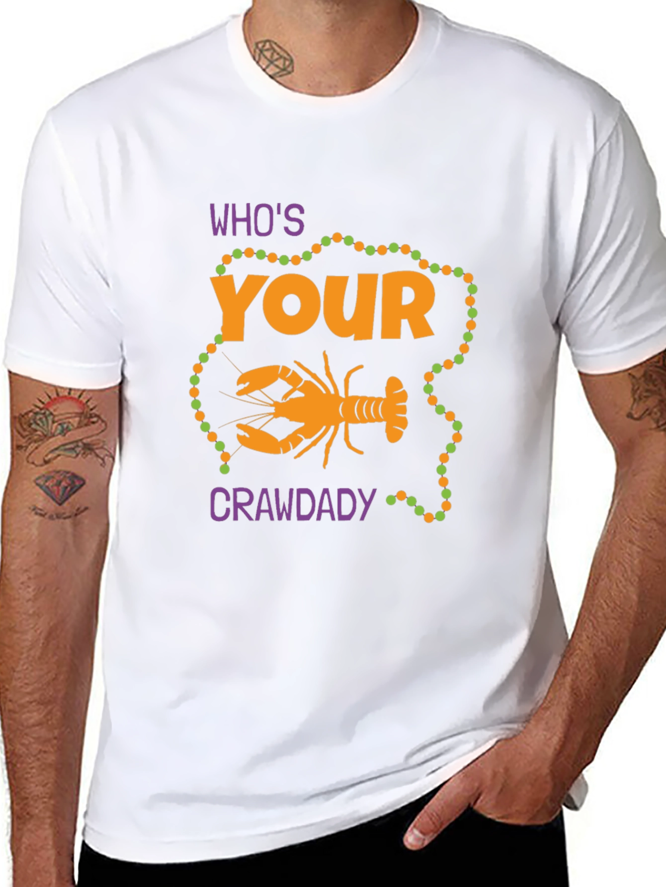 Whos Your Crawdaddy? Mardi Gras T-Shirt