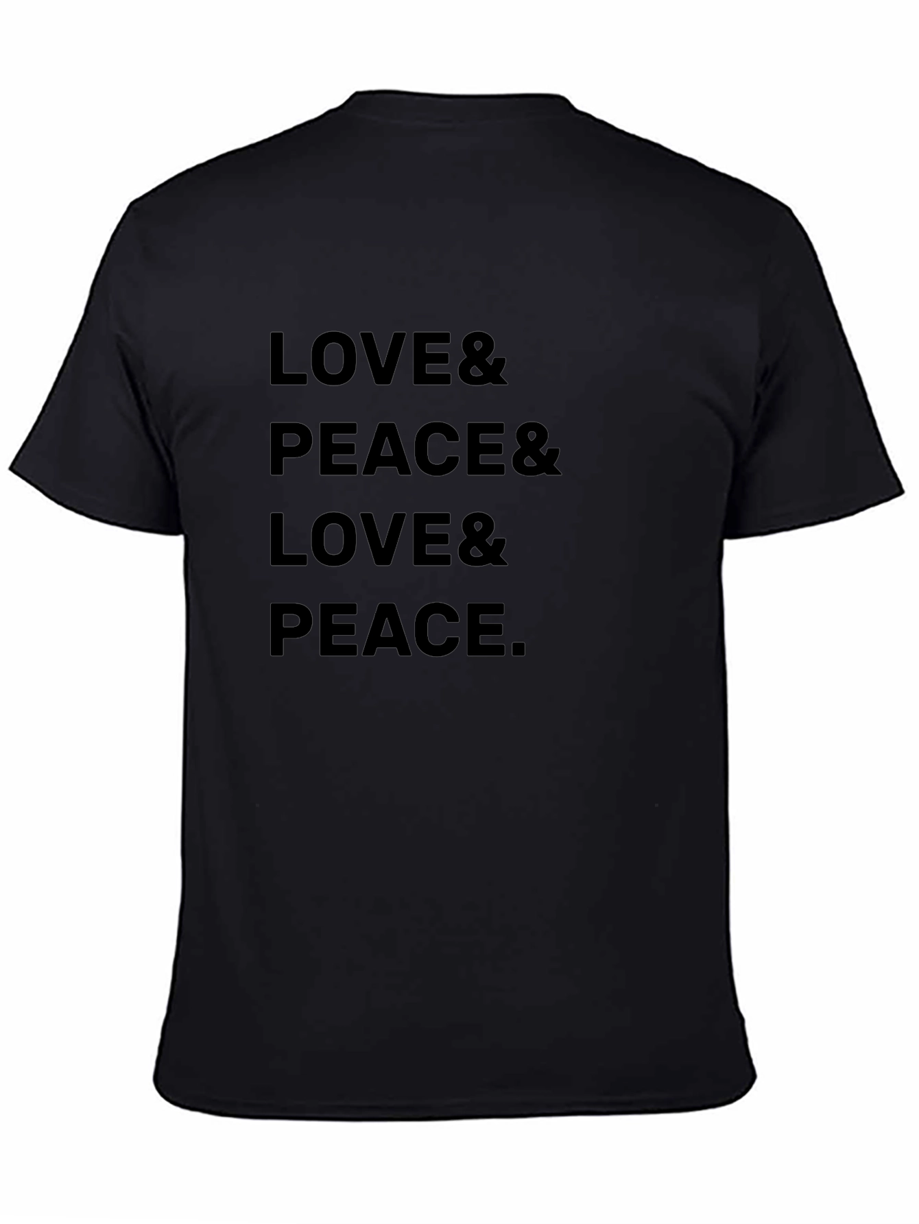 Love & Peace Graphic T-Shirt - Trendy Relaxed Fit