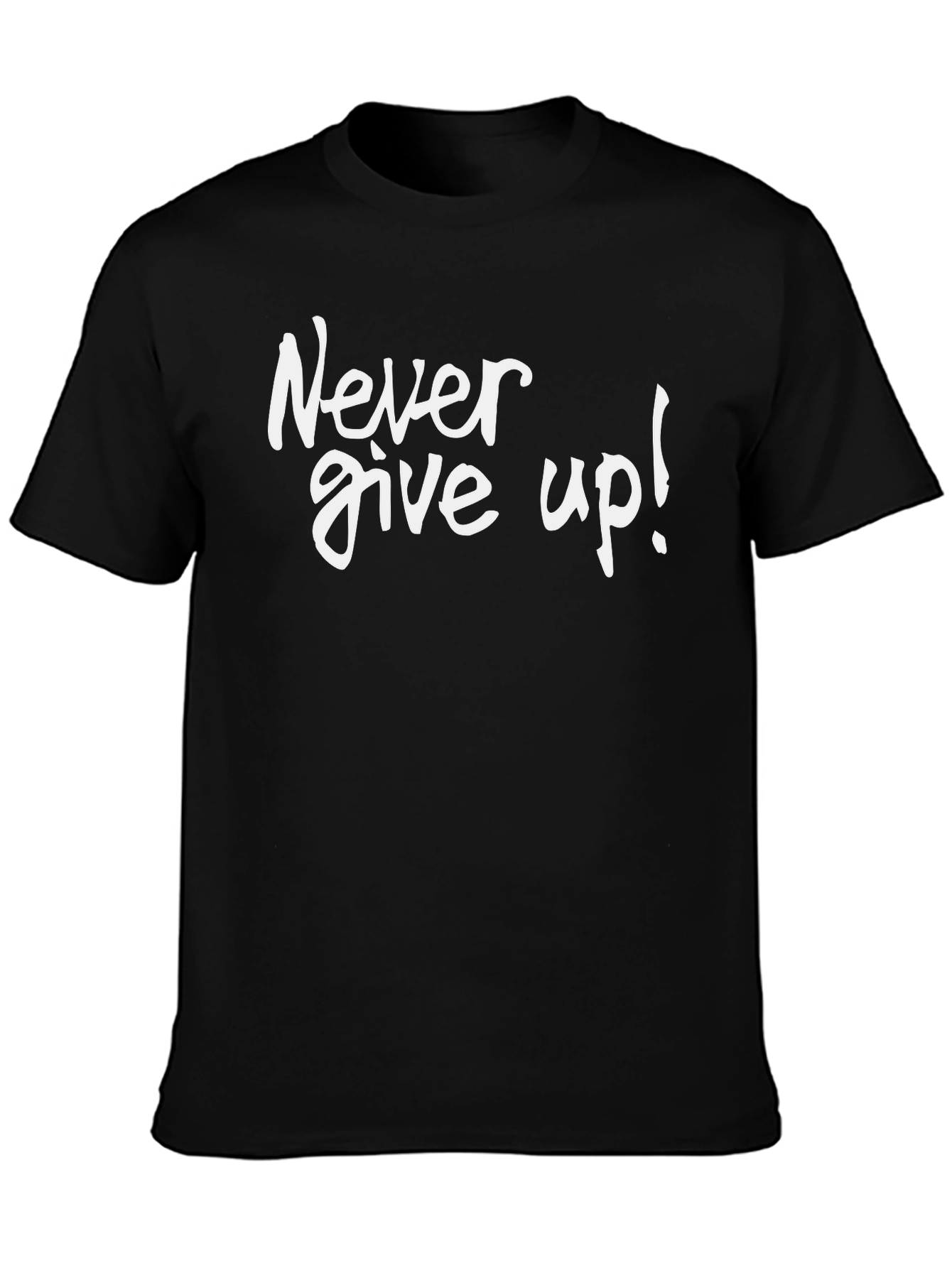 Never Give Up Graphic T-Shirt - Motivational Tee