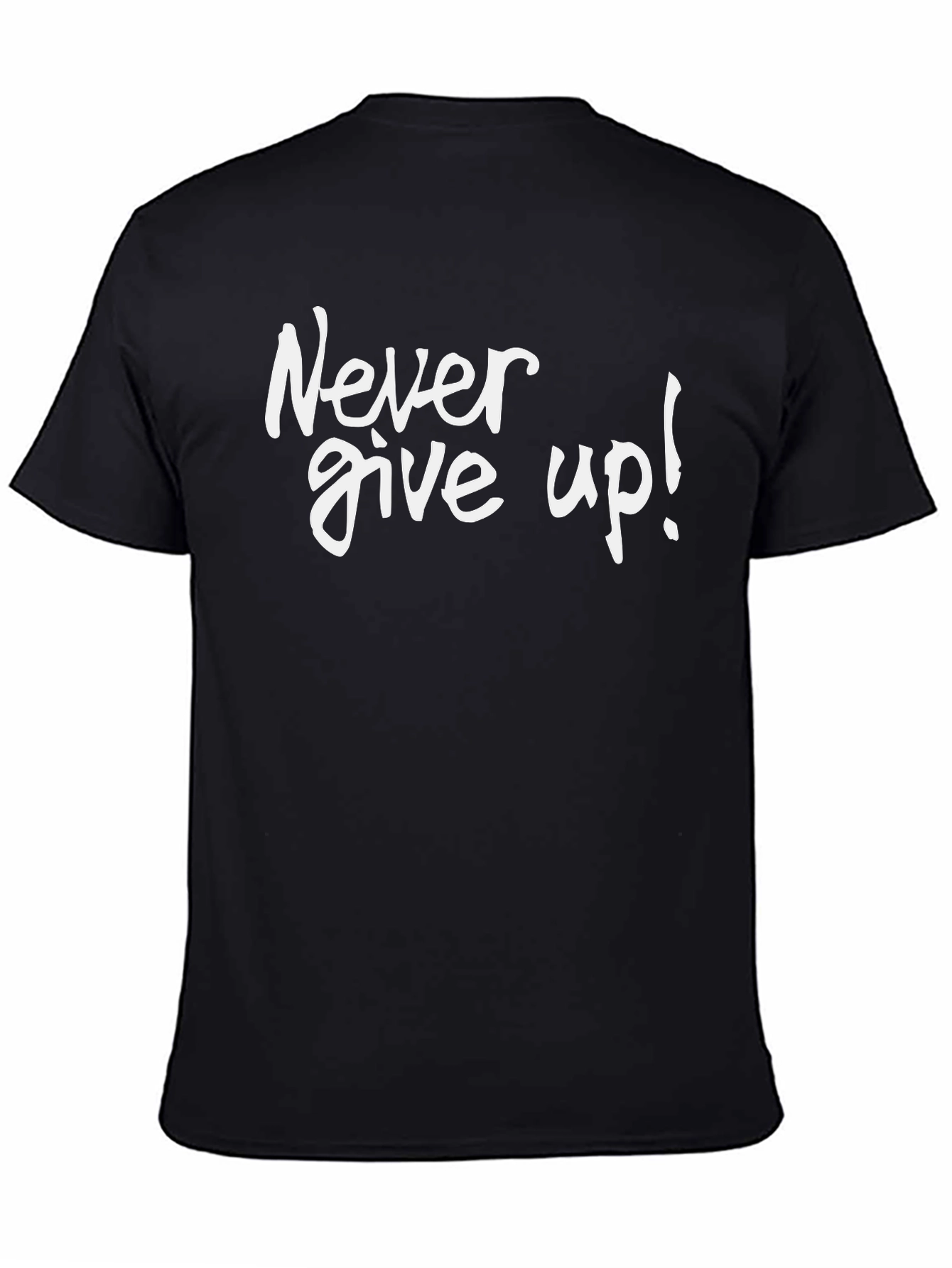Never Give Up Graphic T-Shirt - Motivational Tee