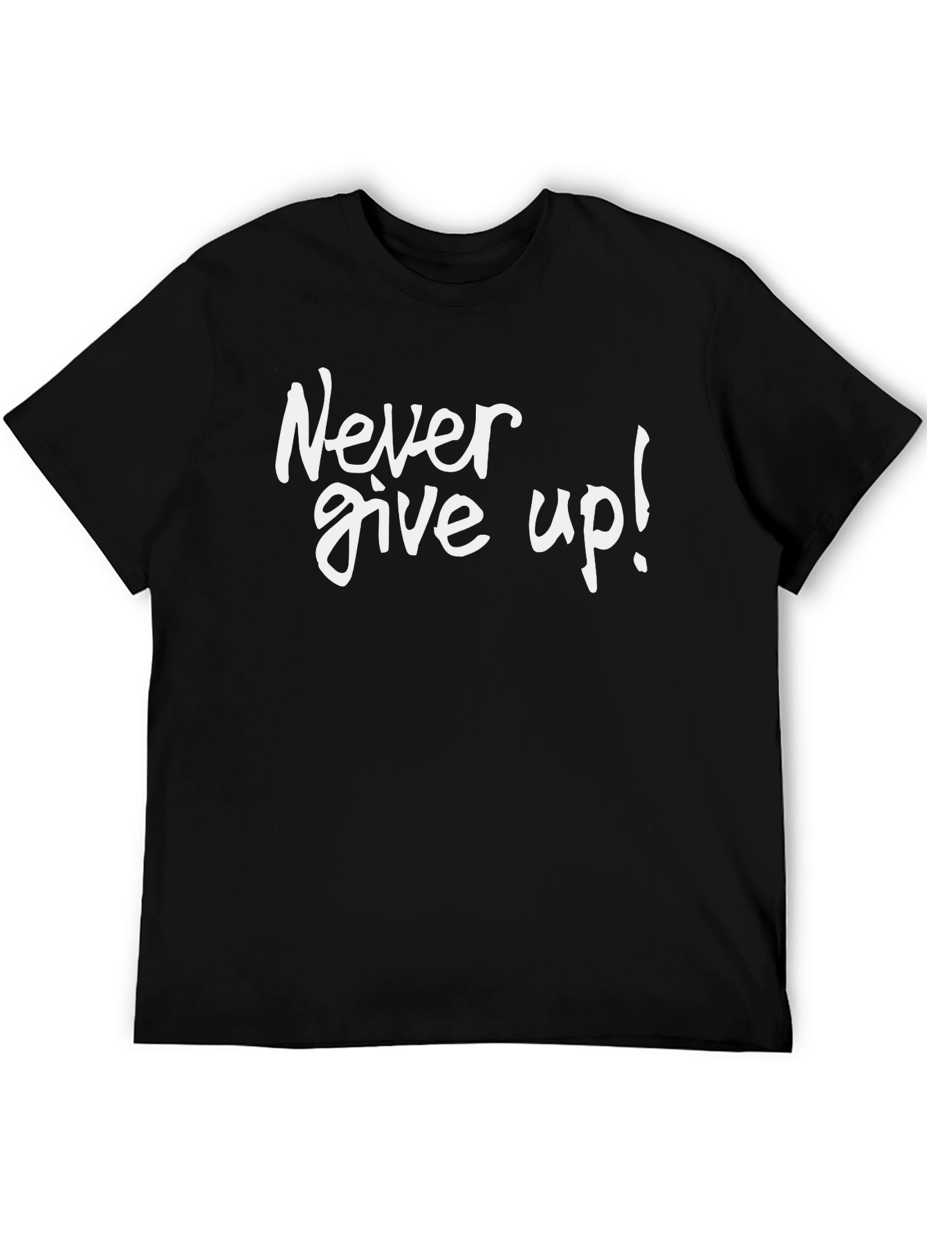 Never Give Up Graphic T-Shirt - Motivational Tee