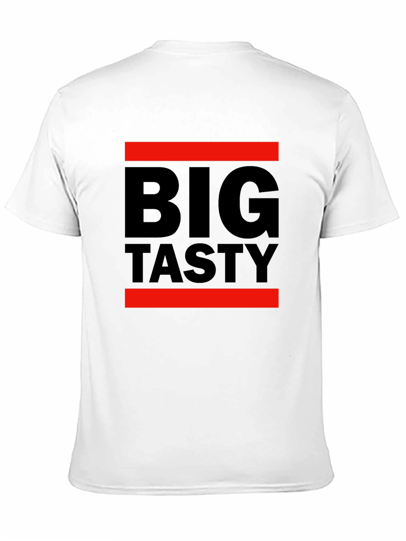 Big Tasty Graphic Tee - Black Cotton T-Shirt