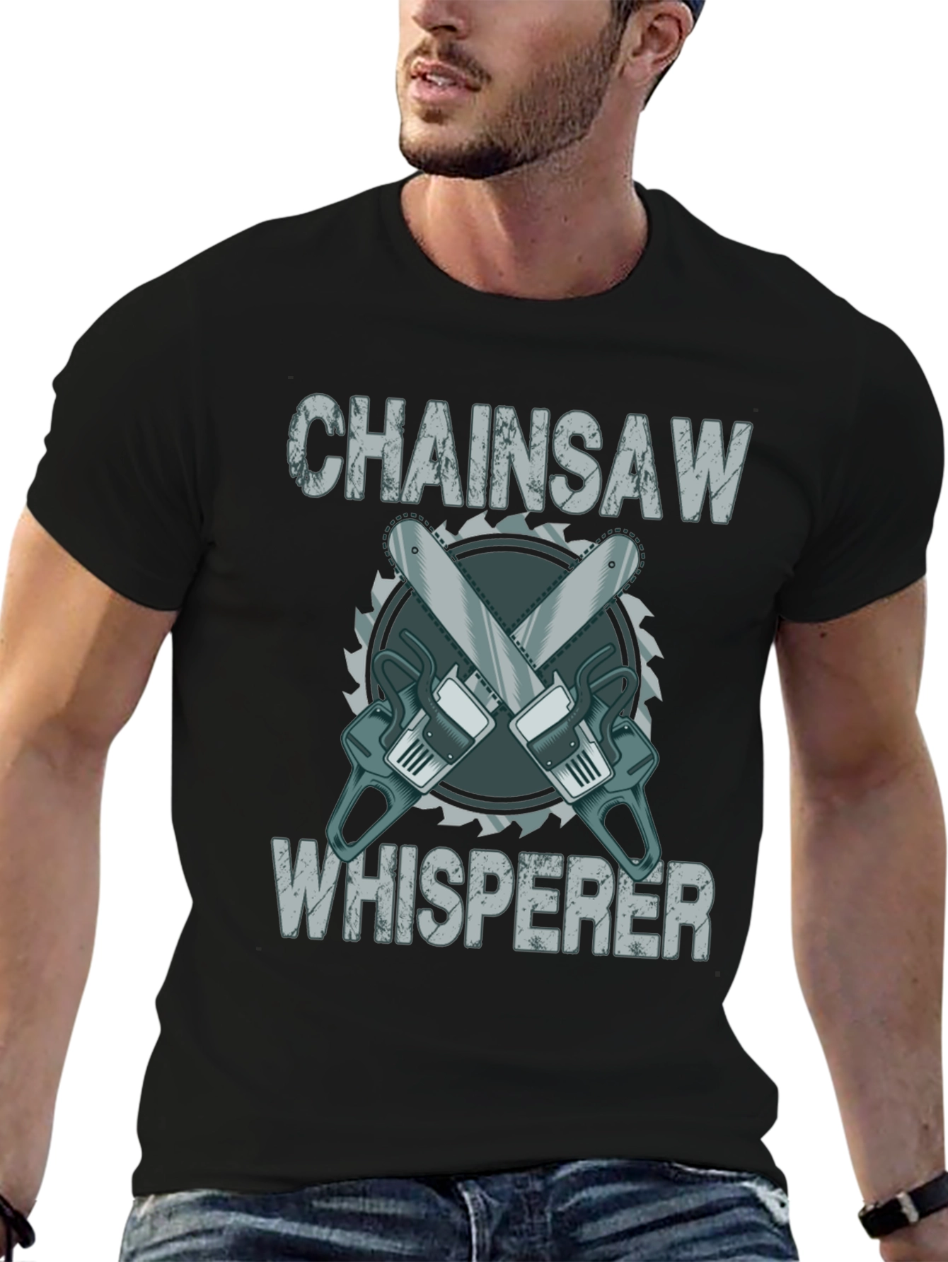 Chainsaw Whisperer Graphic Tee - Lumberjack Style