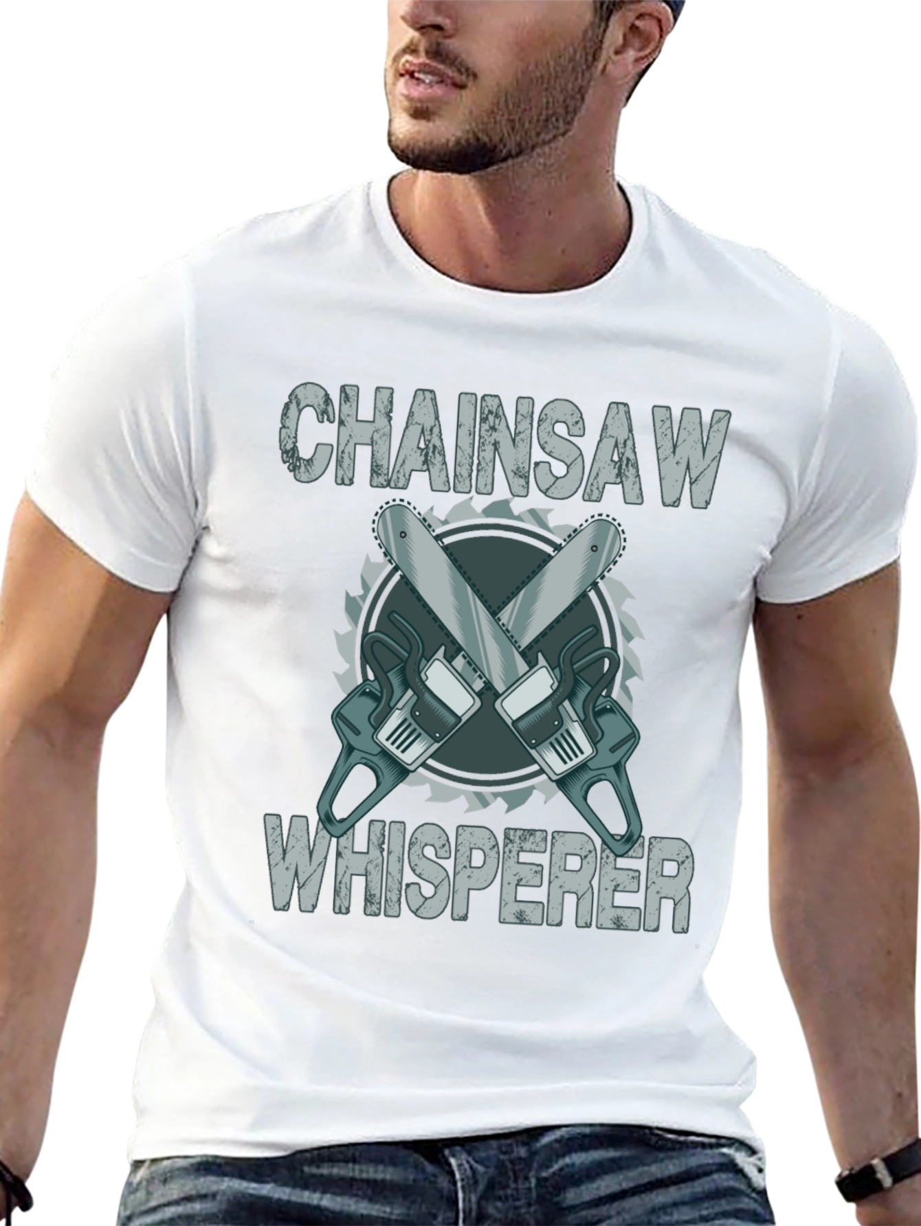 Chainsaw Whisperer Graphic Tee - Lumberjack Style