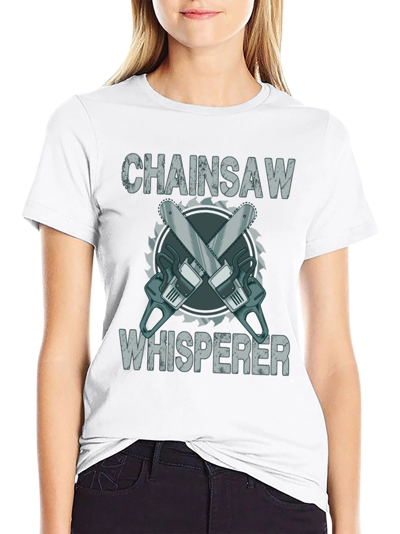 Chainsaw Whisperer Graphic Tee - Lumberjack Style