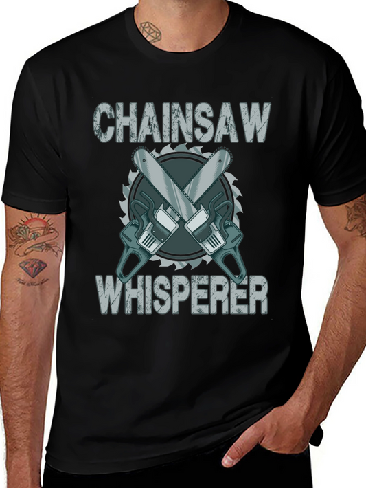 Chainsaw Whisperer Graphic Tee - Lumberjack Style